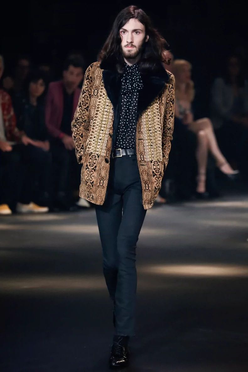 Yves Saint Laurent Saint LaruentCourt tapestry coat with fur collar coat 2502- Size US M / EU 48-50 / 2 - 5 Thumbnail