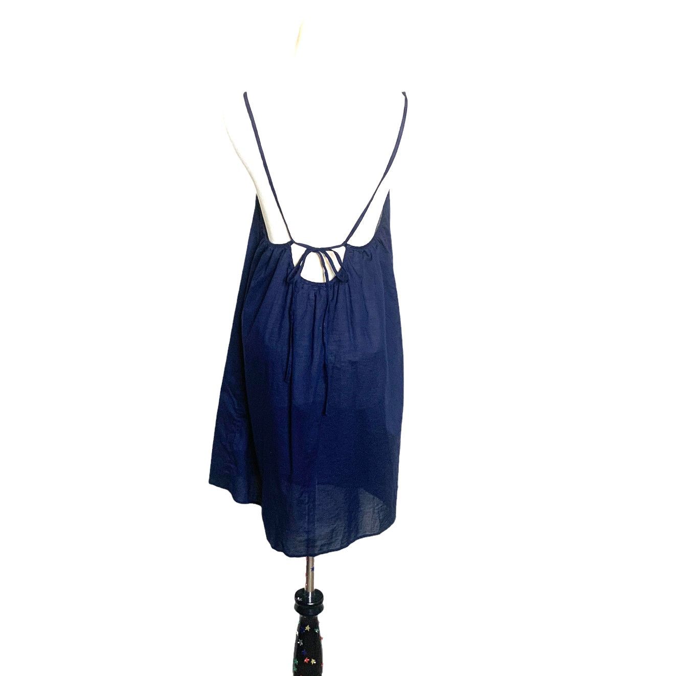 J.Crew J.Crew beachwear blue sleeveless sexy mini dress size small Size S / US 4 / IT 40 - 8 Thumbnail