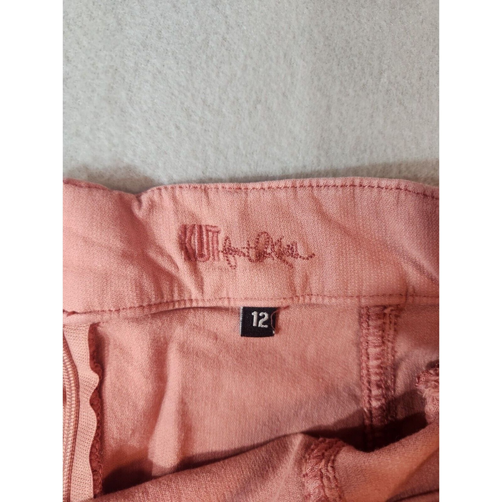 Other Kut From The Kloth Kinsie A Line Pink Clay Blush Corduroy Size 34" / US 12 / IT 48 - 8 Thumbnail