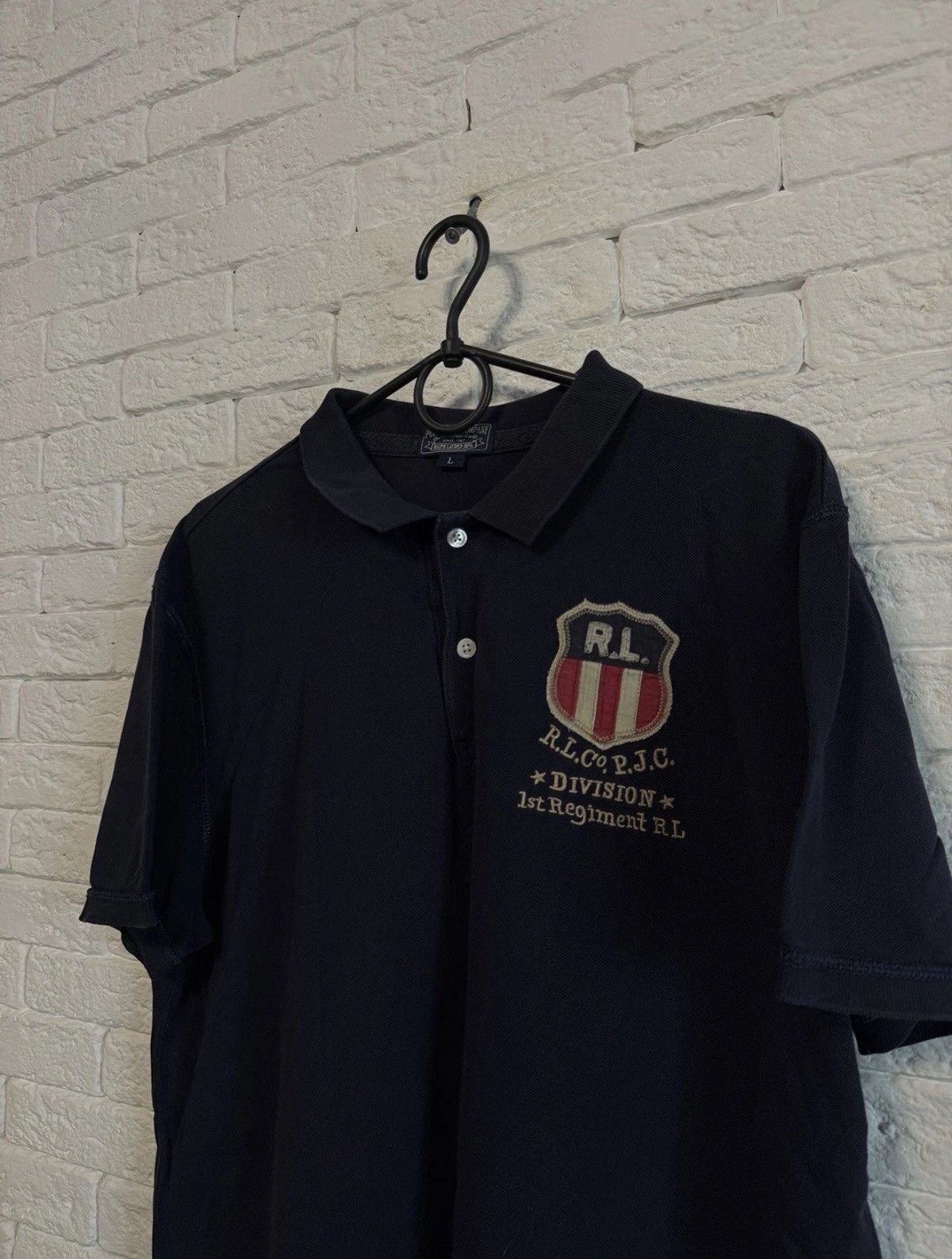 Polo Ralph Lauren Polo Jeans Company Polo Shirt Ralph Lauren Huge Logo Sz L Size US L / EU 52-54 / 3 - 2 Thumbnail