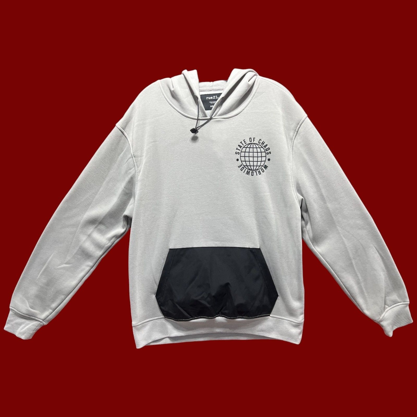 Rue 21 RUE21 PLUS BLACK WAVY PARANOID BUTTERFLY HOODIE Grailed