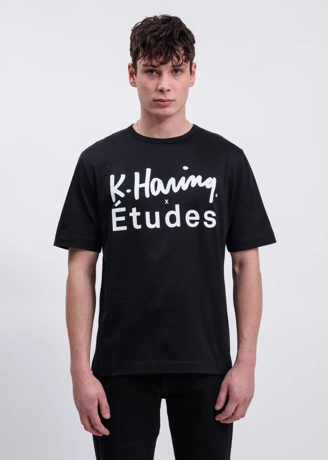Etudes Etudes x K.Haring Black Unity KH T-Shirt Size US M / EU 48-50 / 2 - 1 Thumbnail