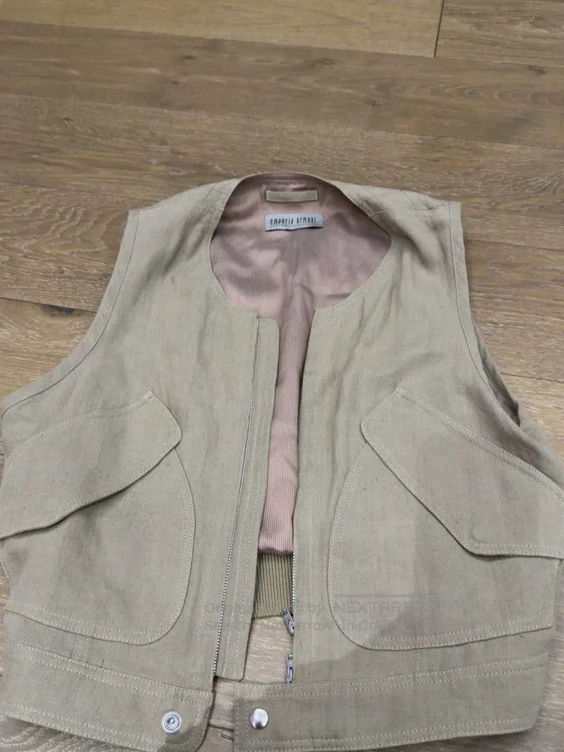 Our Legacy Linen vest beige