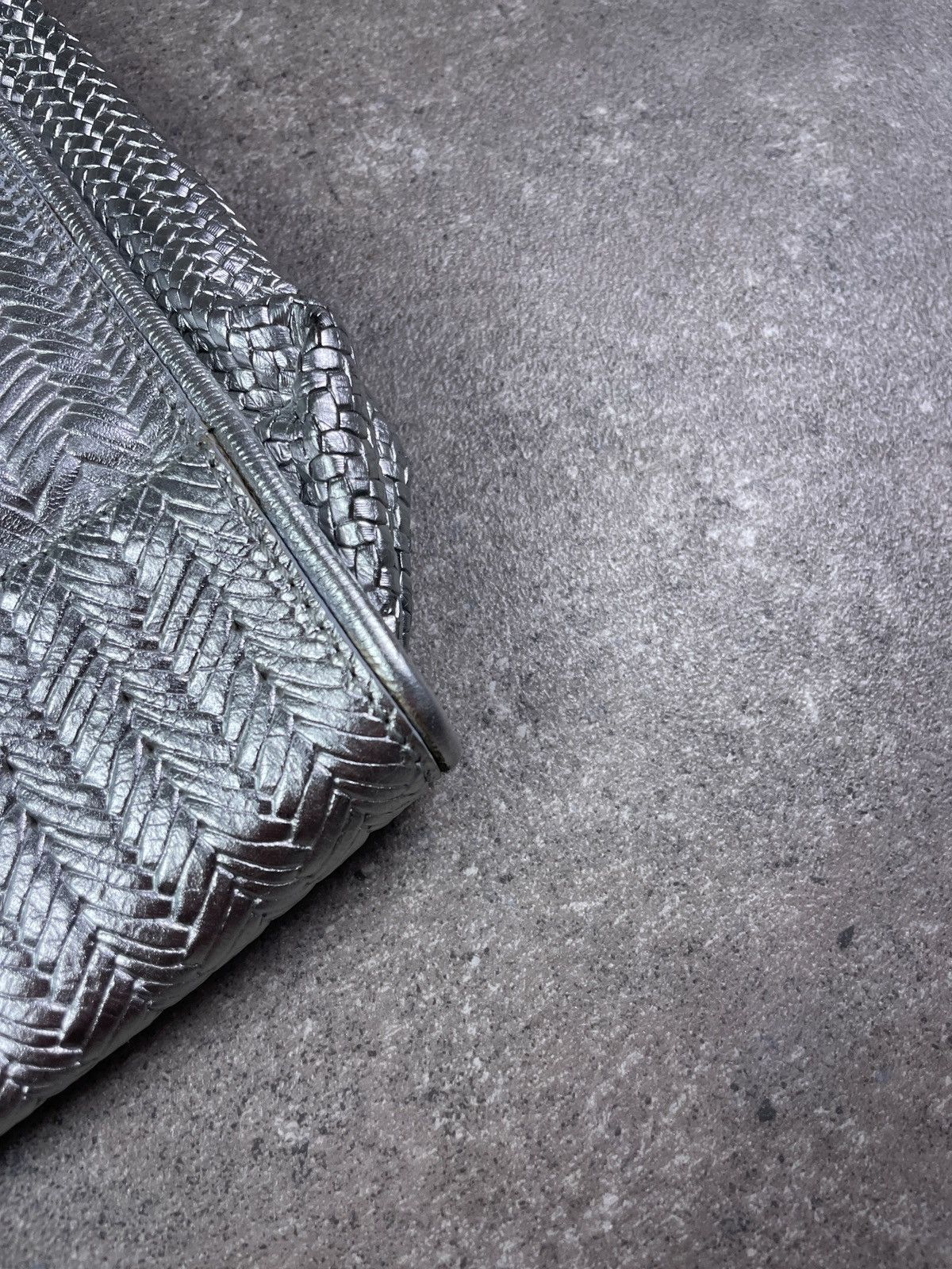 Roberto Cavalli × Vintage Vintage Y2K Avant Garde Just Cavalli Metallic Leather Bag Size ONE SIZE - 6 Thumbnail