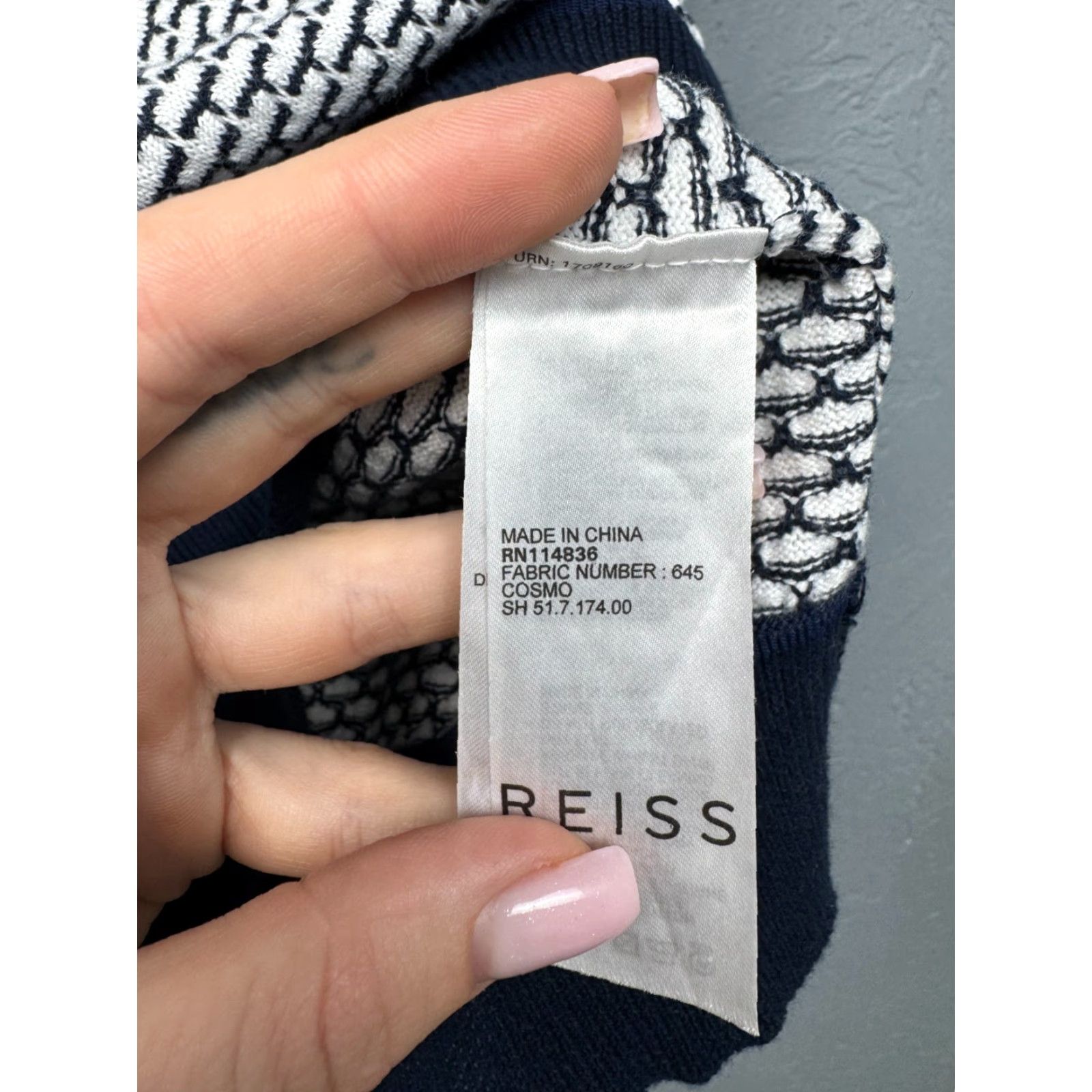 Reiss Reiss Polo Shirt Knit Polo Shirt Mens Size S Multicolor Cotton Knit Polo Men S Short Sleeve Button Collared Size US S / EU 44-46 / 1 - 4 Thumbnail
