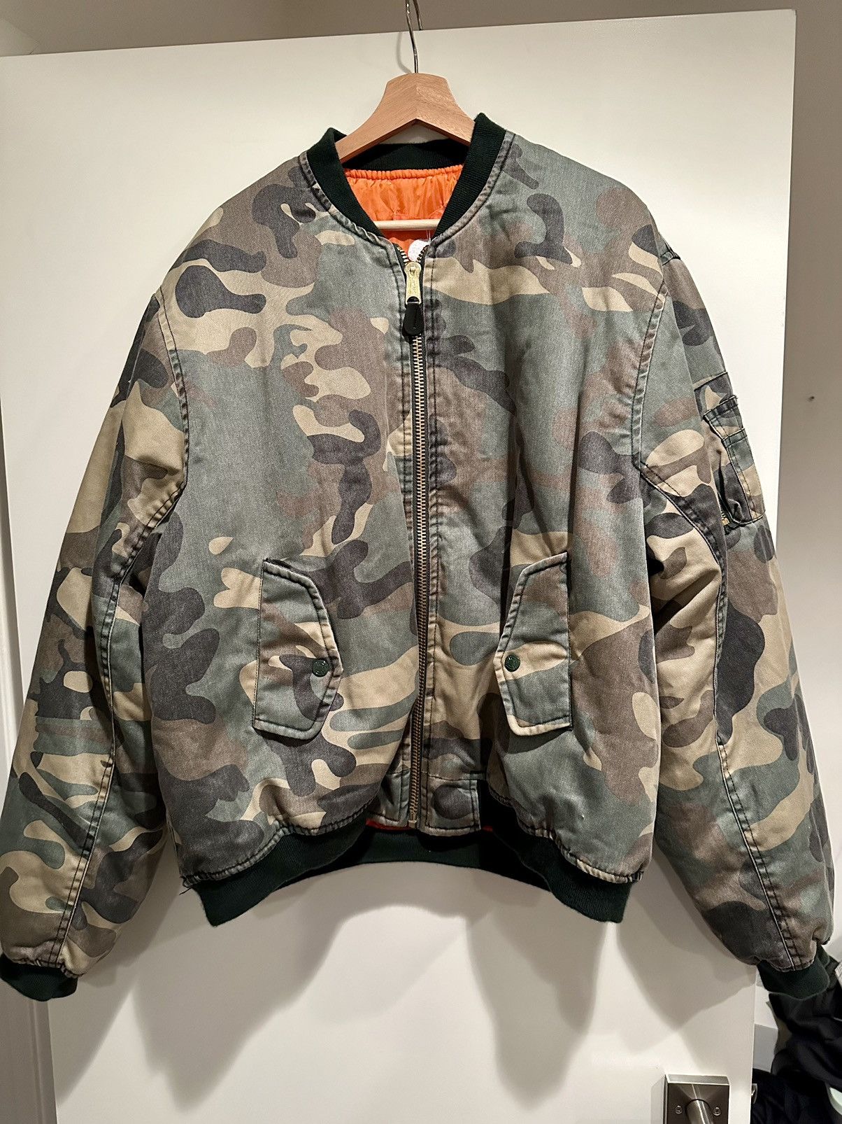 Fostex Garments × Mastermind Japan Washed MA-1 Bomber (Mastermind Japan x  Fostex) | Grailed