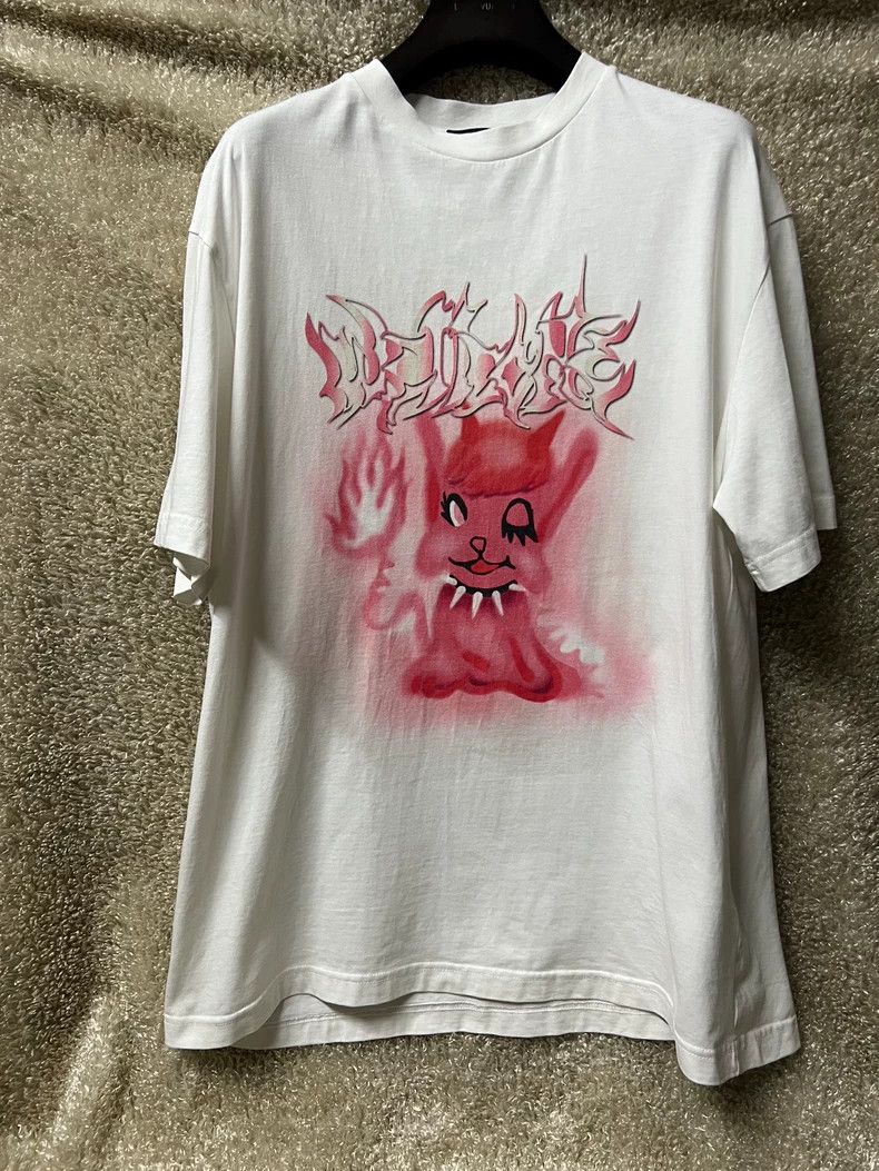 Vintage We11done Graphic Print Short Sleeve T-shirt Size US M / EU 48-50 / 2 - 1 Thumbnail