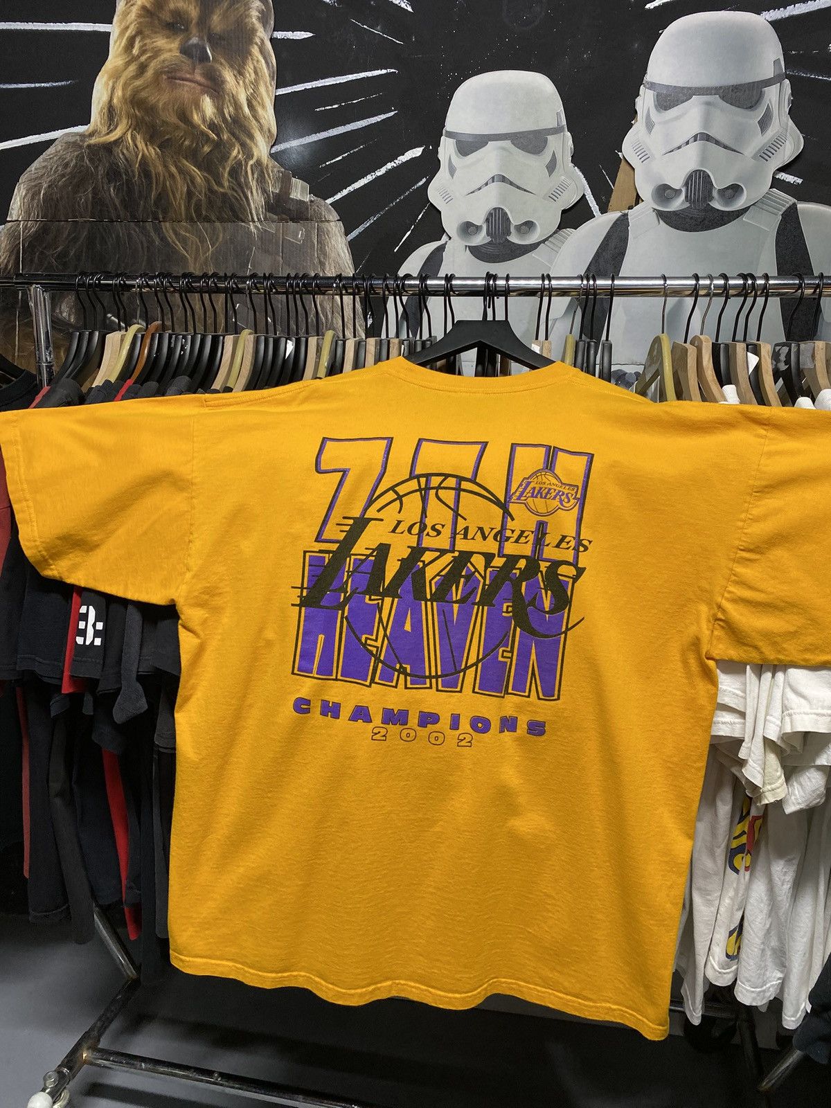 NBA × Vintage Vintage 2002 Los Angeles Lakers Championship Kobe Shirt 2XL Size US XXL / EU 58 / 5 - 2 Thumbnail