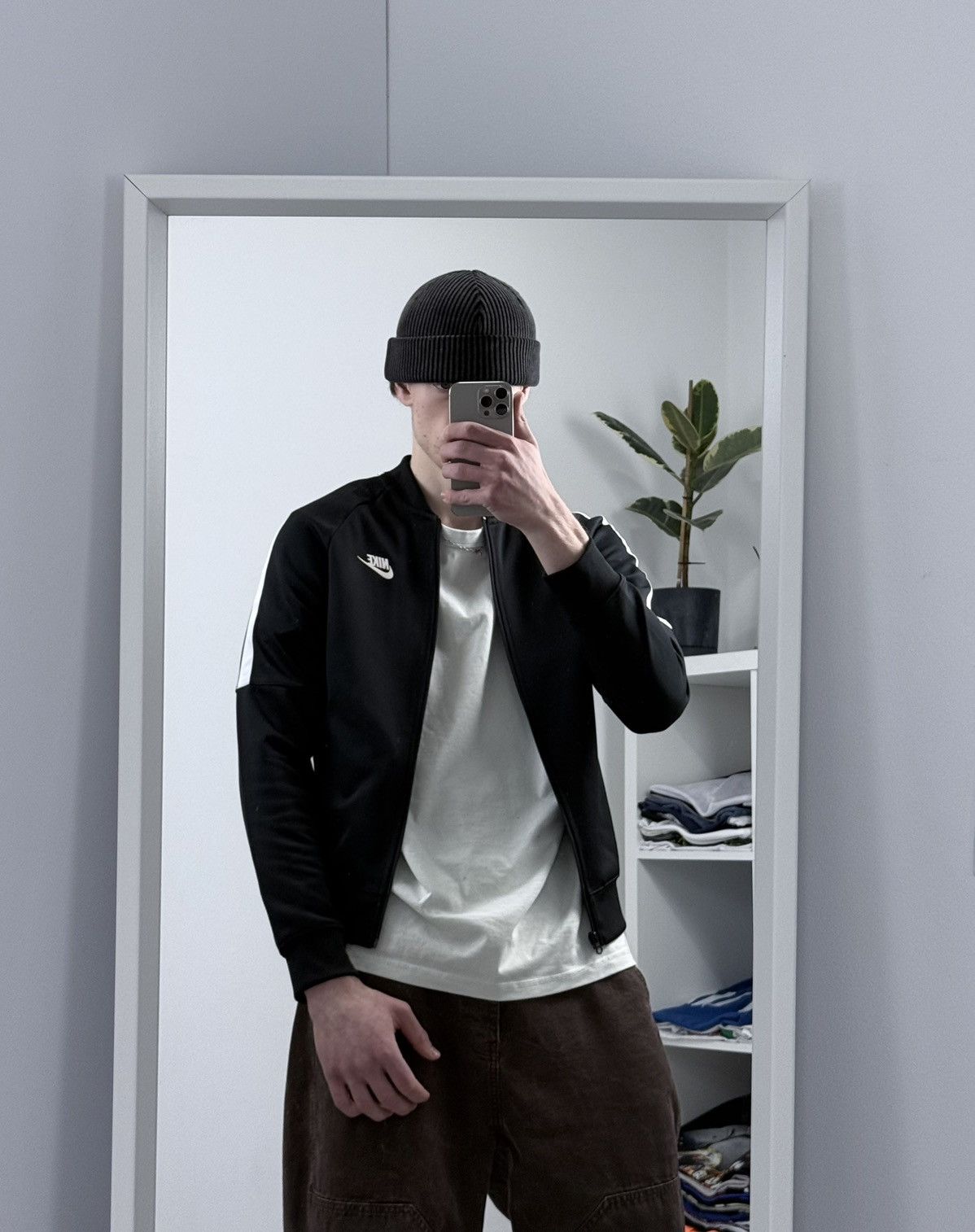 Nike × Vintage Vintage Nike Y2K streetwear track zip jacket Size US S / EU 44-46 / 1 - 2 Thumbnail