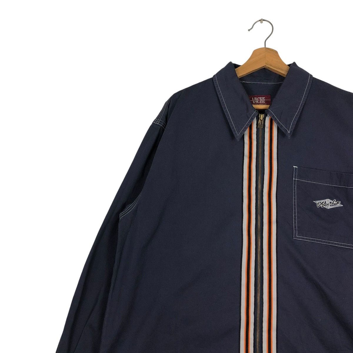 Japanese Brand 🔥VINTAGE ZIPPER JACKET SKATE STREETWEAR VACHE ISSEY MIYAKE Size US L / EU 52-54 / 3 - 7 Thumbnail