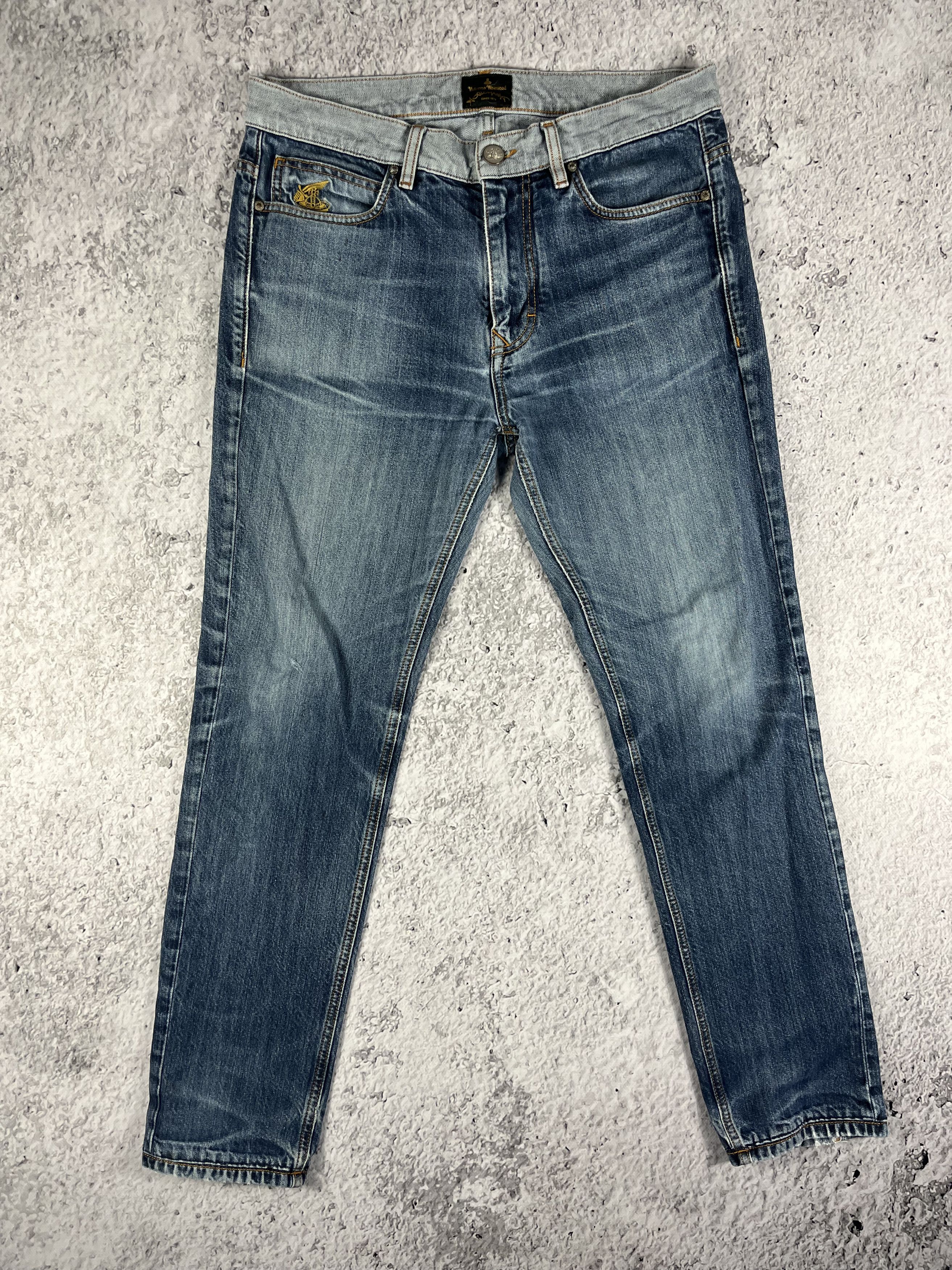 Vivienne Westwood Vivienne Westwood denim jeans 32 size big logo in pocket Size US 32 / EU 48 - 5 Thumbnail