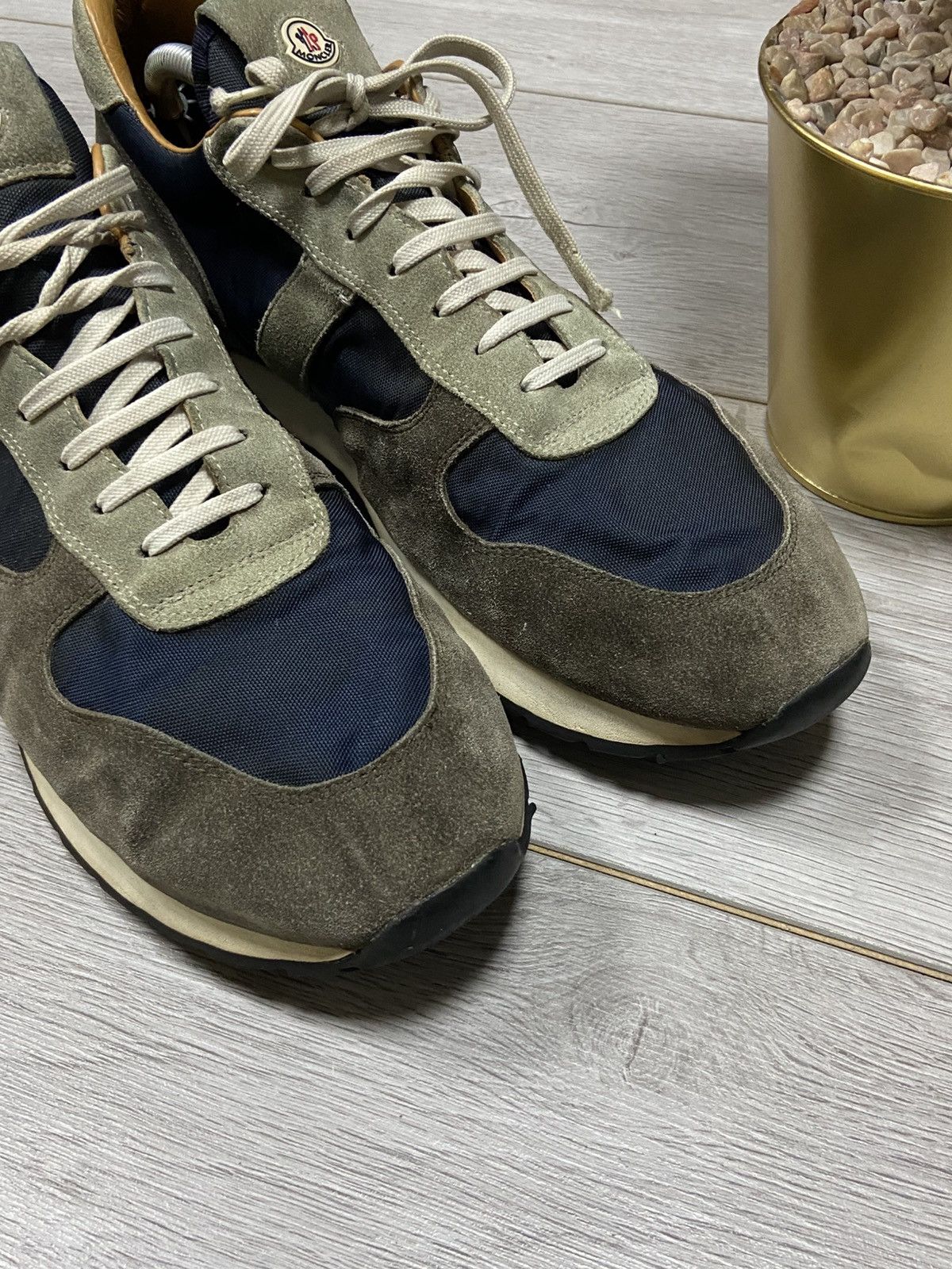 Moncler Moncler suede sneakers shoes Size US 13 / EU 46 - 5 Thumbnail