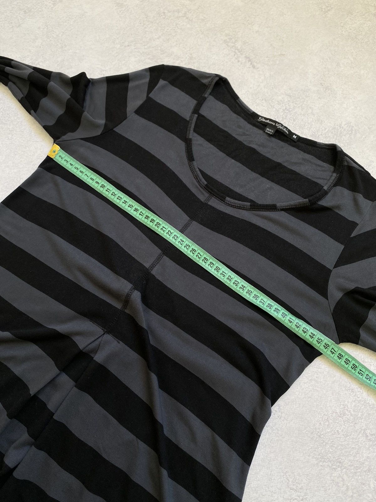 Gudrun Sjoden Gudrun Sjoden Womens Striped Black/Grey Long Sleeve Top Size M / US 6-8 / IT 42-44 - 11 Thumbnail
