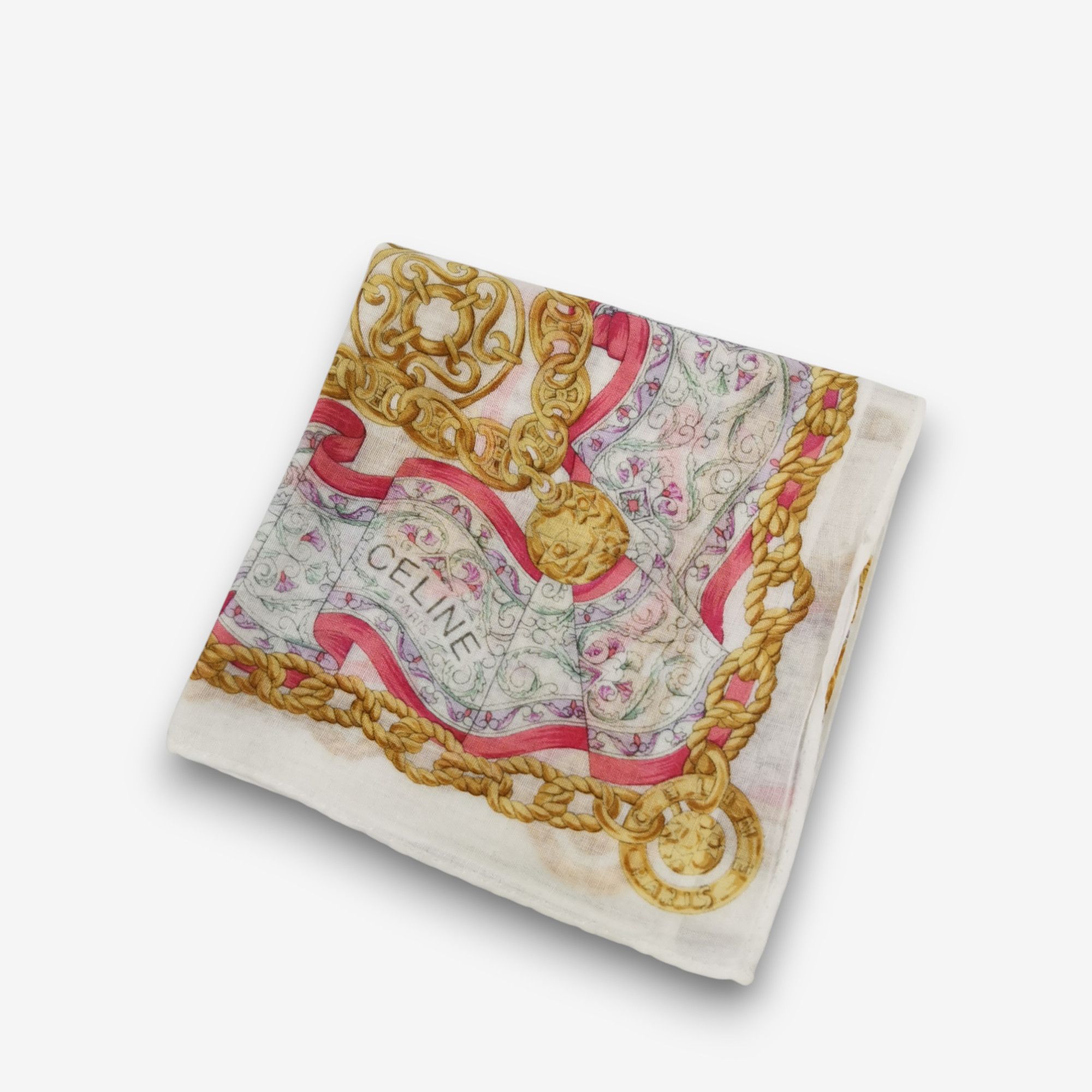 Celine Vintage Celine Handkerchief Pocket Square Bandana Size ONE SIZE - 3 Thumbnail