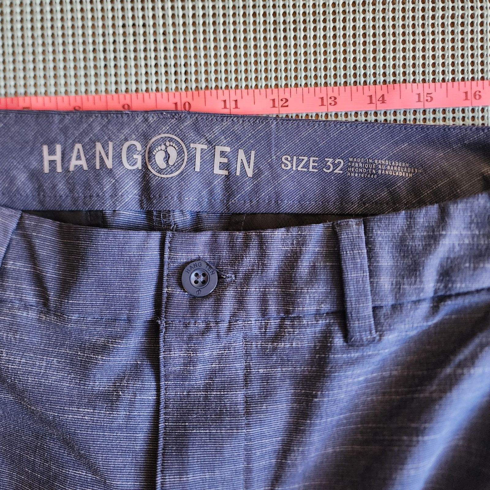 Hang Ten Hang Ten Men's Size 32 Navy Board Shorts, Stretch Size US 34 / EU 50 - 7 Thumbnail