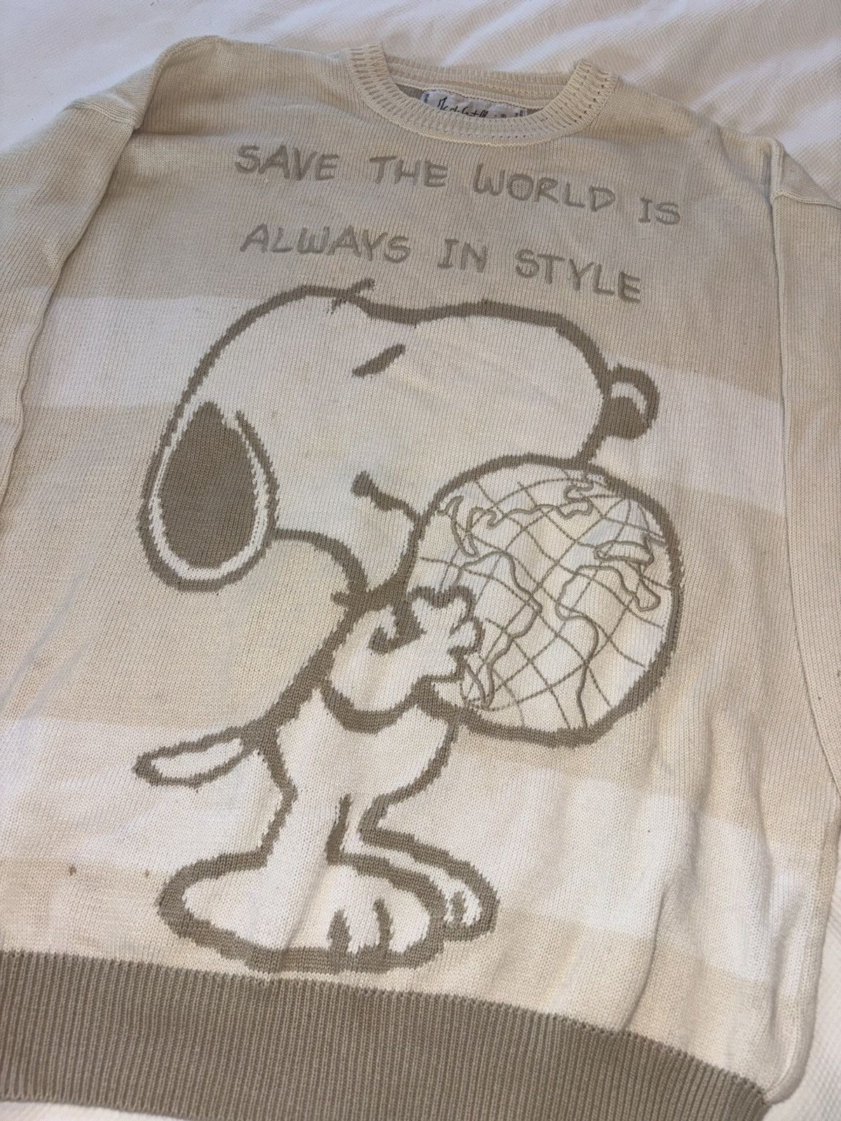 Jean Charles De Castelbajac Snoopy Sweater (Size M) - Made in IT Size US M / EU 48-50 / 2 - 3 Thumbnail