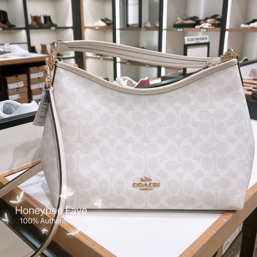 Coach Laurel Shoulder Bag In Signature Canvas CV975 Size ONE SIZE - 1 Thumbnail
