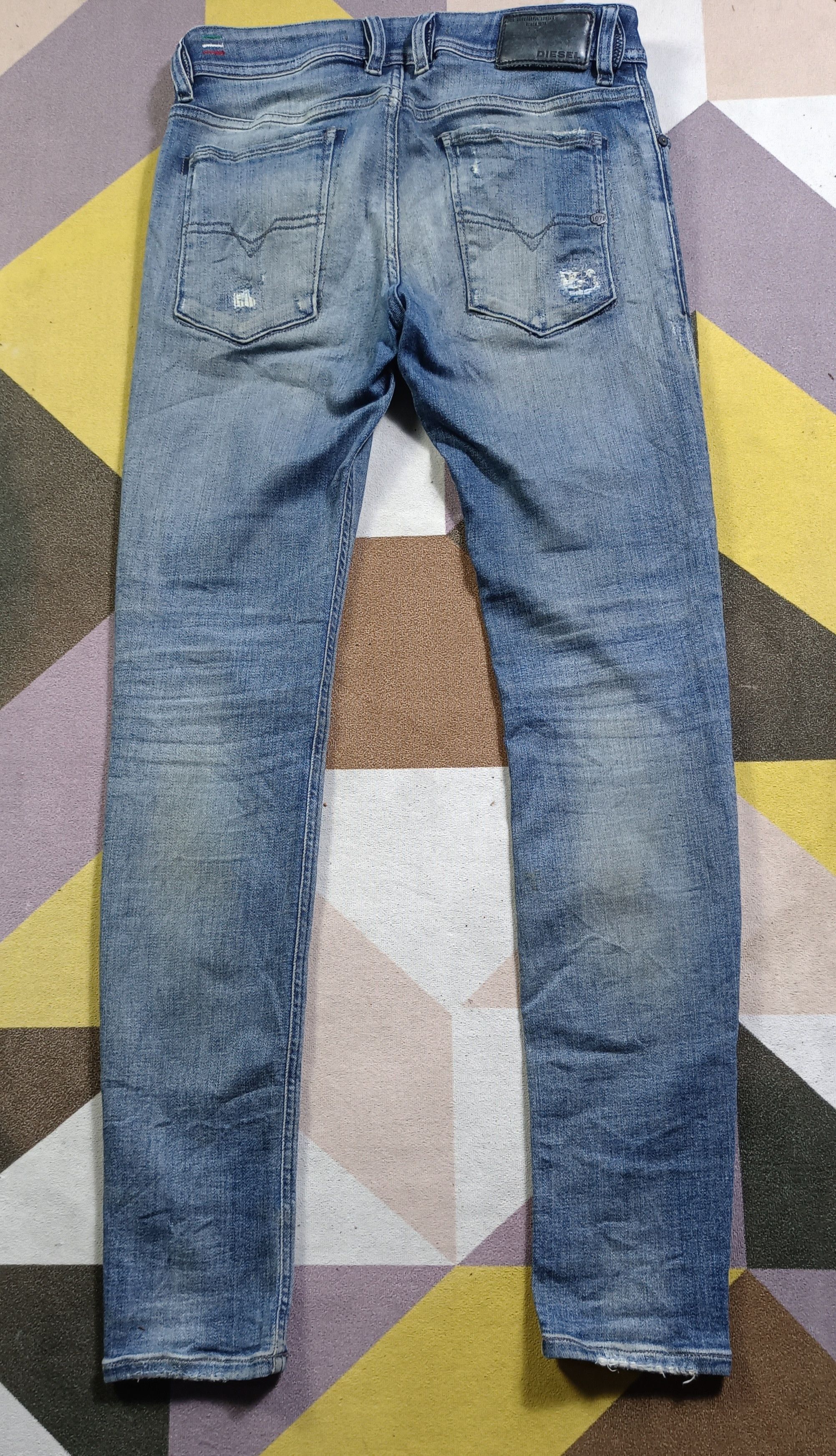 Diesel 🔥Diesel SLEENKER slim skinny 1978 Cowhide Leather Size US 30 / EU 46 - 9 Thumbnail