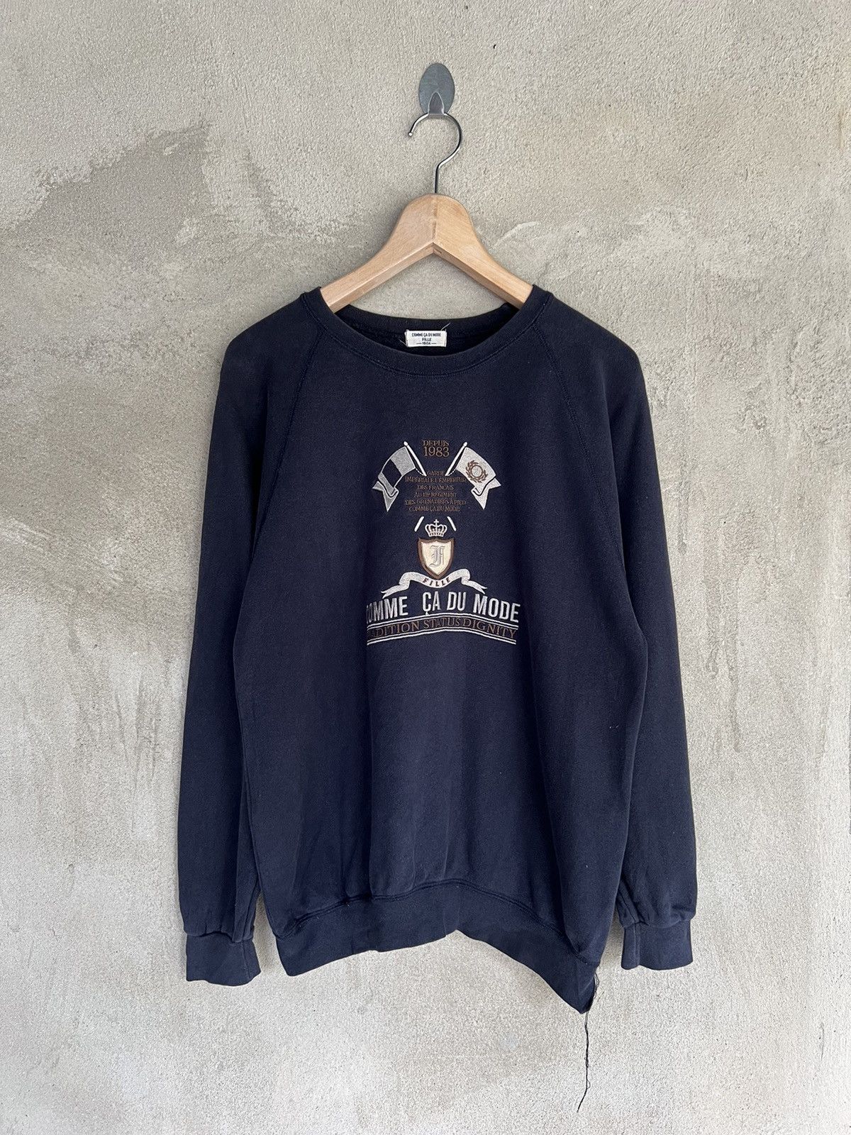 Japanese Brand Japanese Brand Comme Ca Du Mode Sweatshirt Size US S / EU 44-46 / 1 - 2 Thumbnail