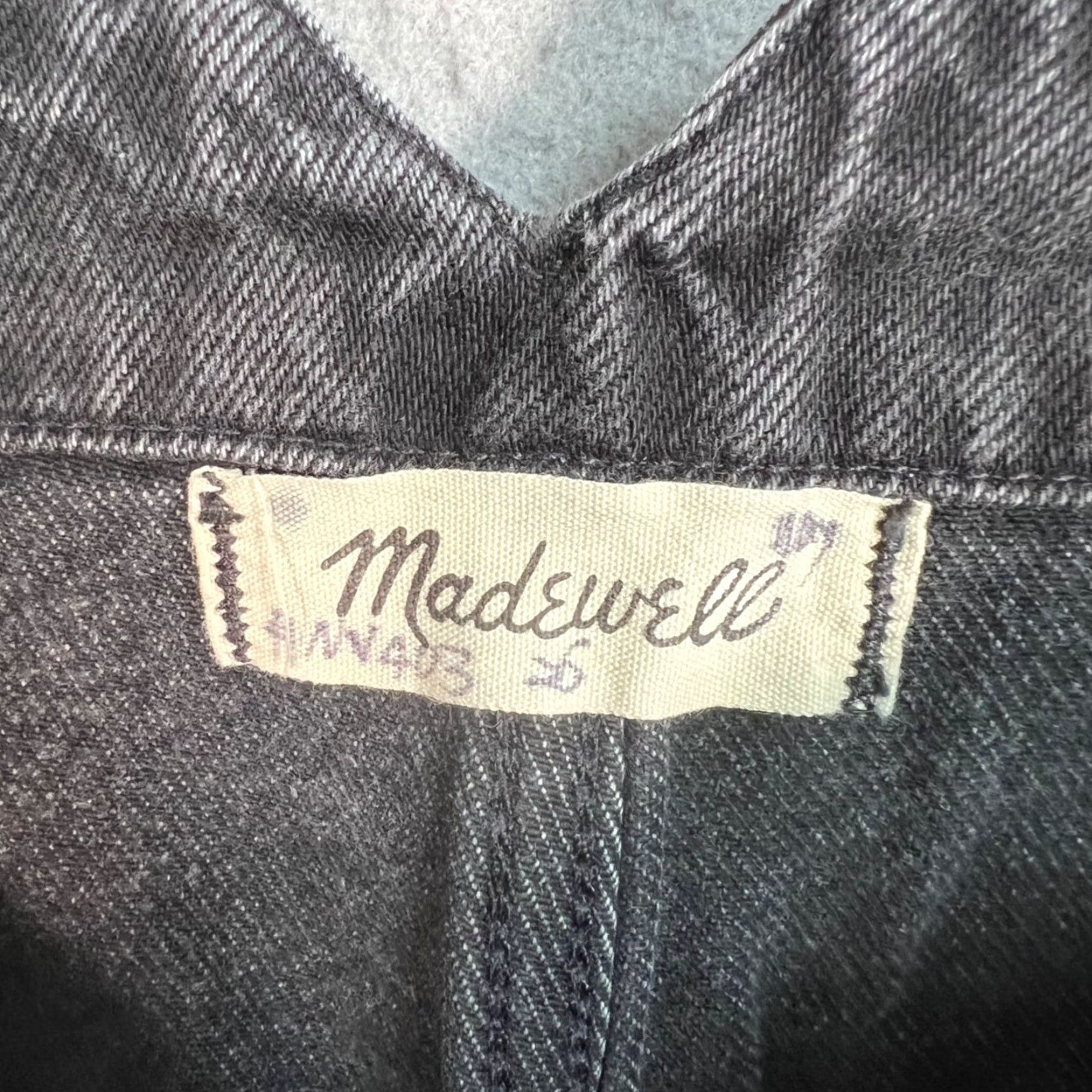Madewell Madewell Jeans Cropped Wide-Leg Washed Black Denim Size 26 Womens Size 26" / US 2 / IT 38 - 3 Thumbnail