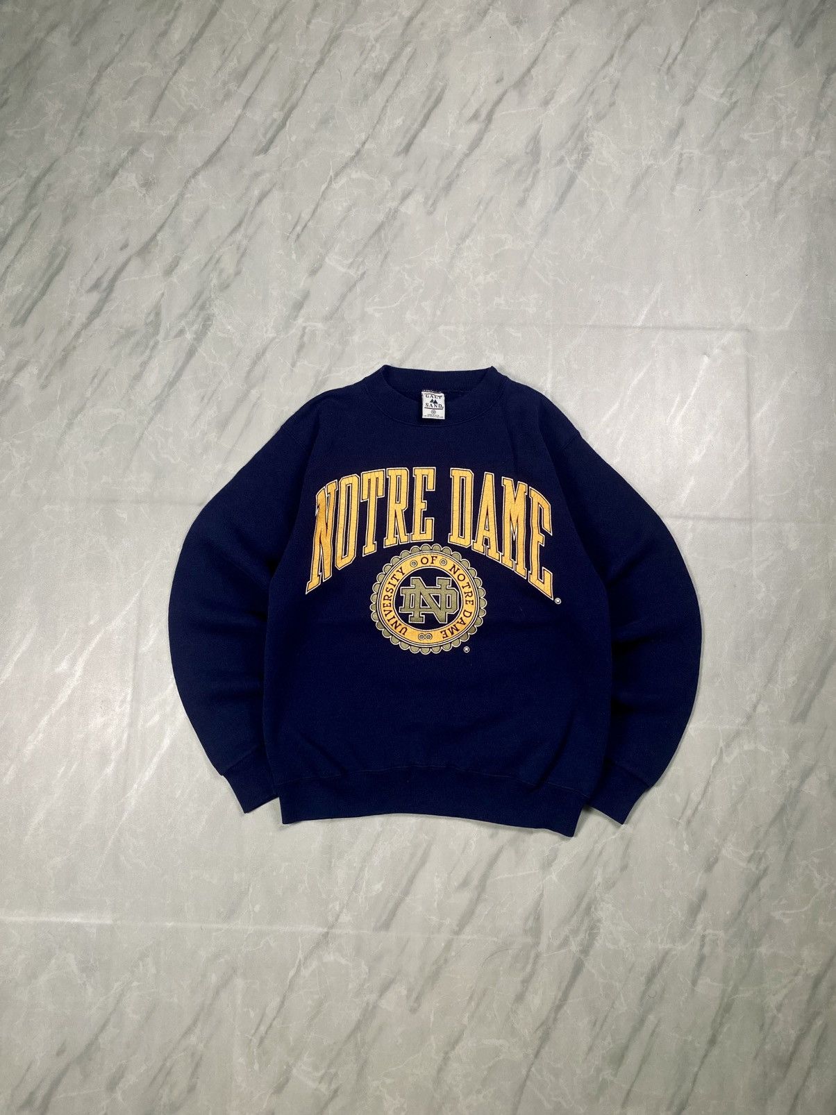 Collegium Rare Vintage 90s Notre Dame University Crewneck Size US S / EU 44-46 / 1 - 1 Thumbnail