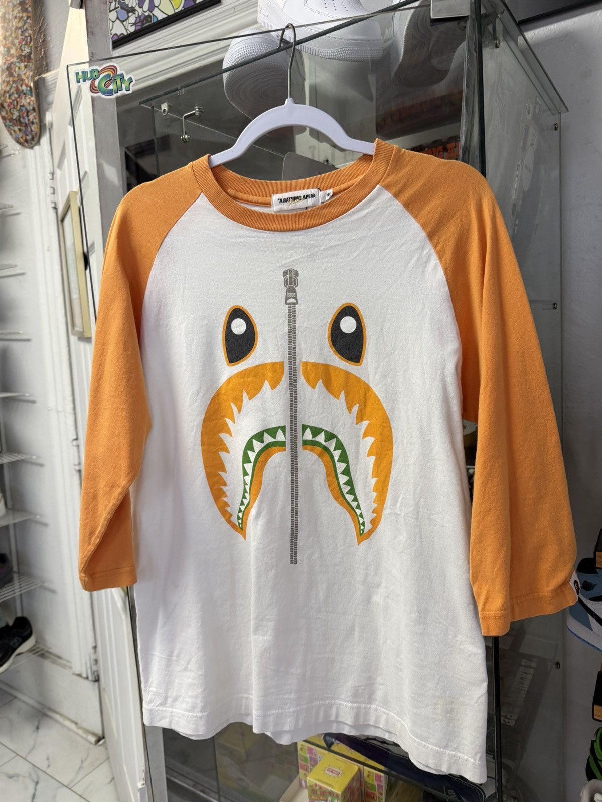 Bape Bape Classics 2001 Vintage Shark Reglan Size US M / EU 48-50 / 2 - 1 Thumbnail