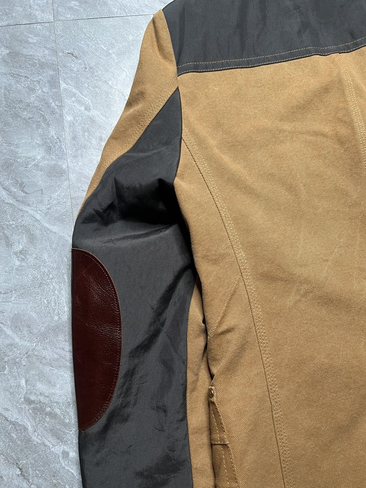 Junya Watanabe Junya Watanabe S/S 12 Heavy Canvas Cotton Patchwork Blazer Size US XS / EU 42 / 0 - 6 Thumbnail