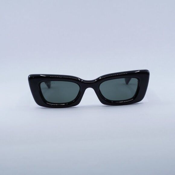 Gucci 🕶️ New Gucci GG1827S 001 Sunglasses - Shiny Black Frame Size ONE SIZE - 2 Thumbnail