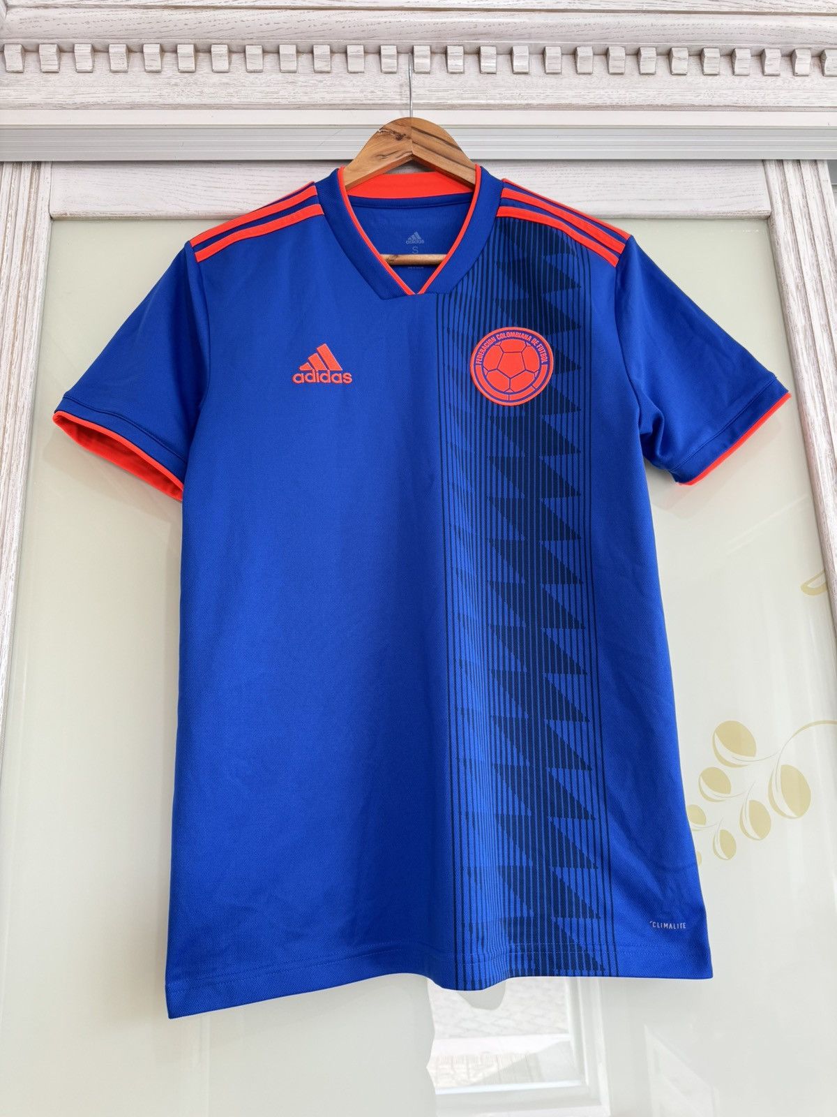 Adidas Colombia 2018-2019 Away Soccer Jersey Football Kit Shirt Size US S / EU 44-46 / 1 - 6 Thumbnail