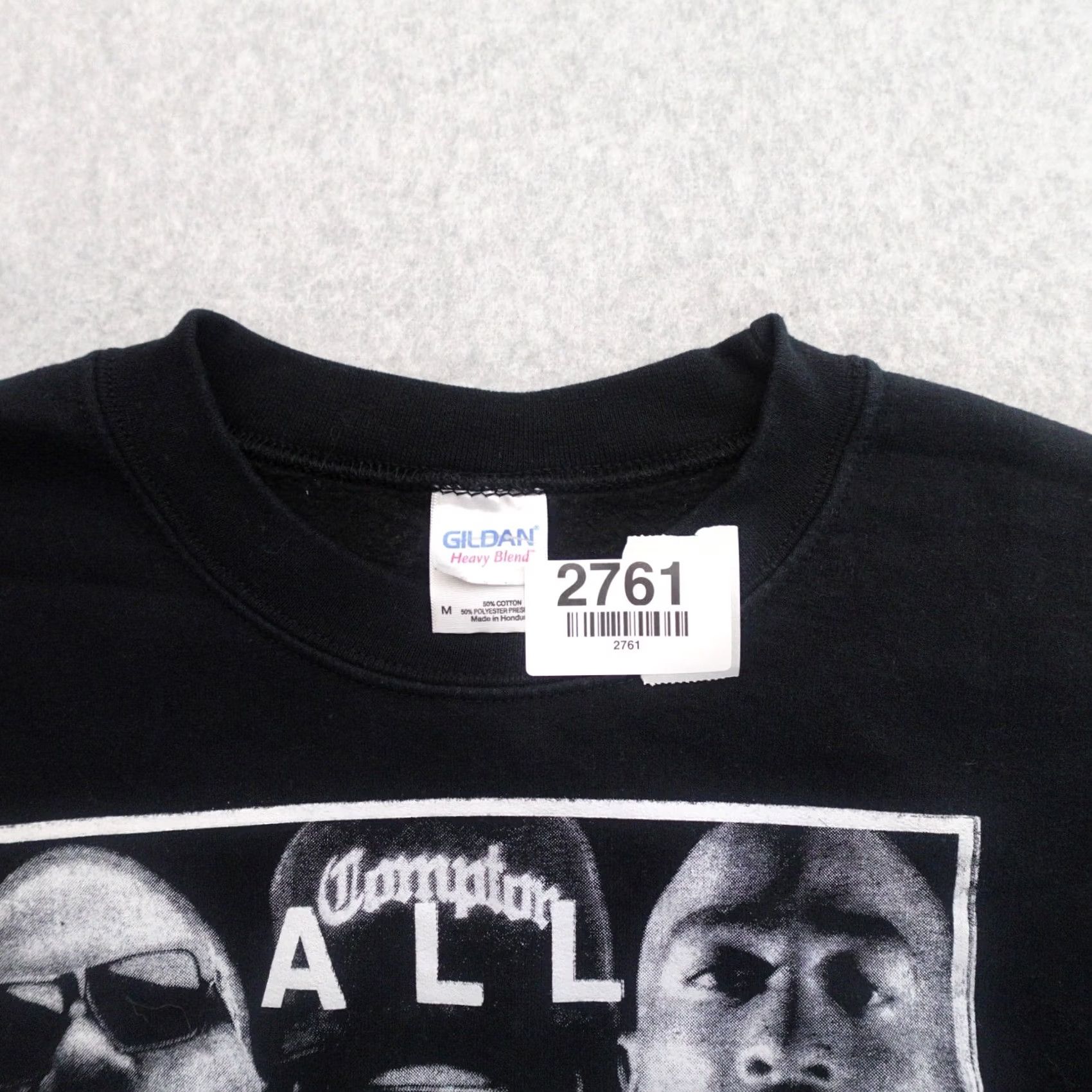 Gildan All My Favorite Rappers Are Dead Gildan Sweater Pullover Medium Black Mens Size US M / EU 48-50 / 2 - 4 Thumbnail