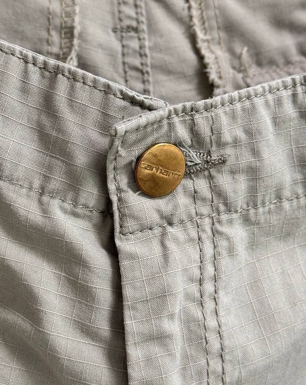 Carhartt × Vintage Carhartt Carpenter Cargo Faded Shorts Work Shorts Y2K Size US 32 / EU 48 - 5 Thumbnail
