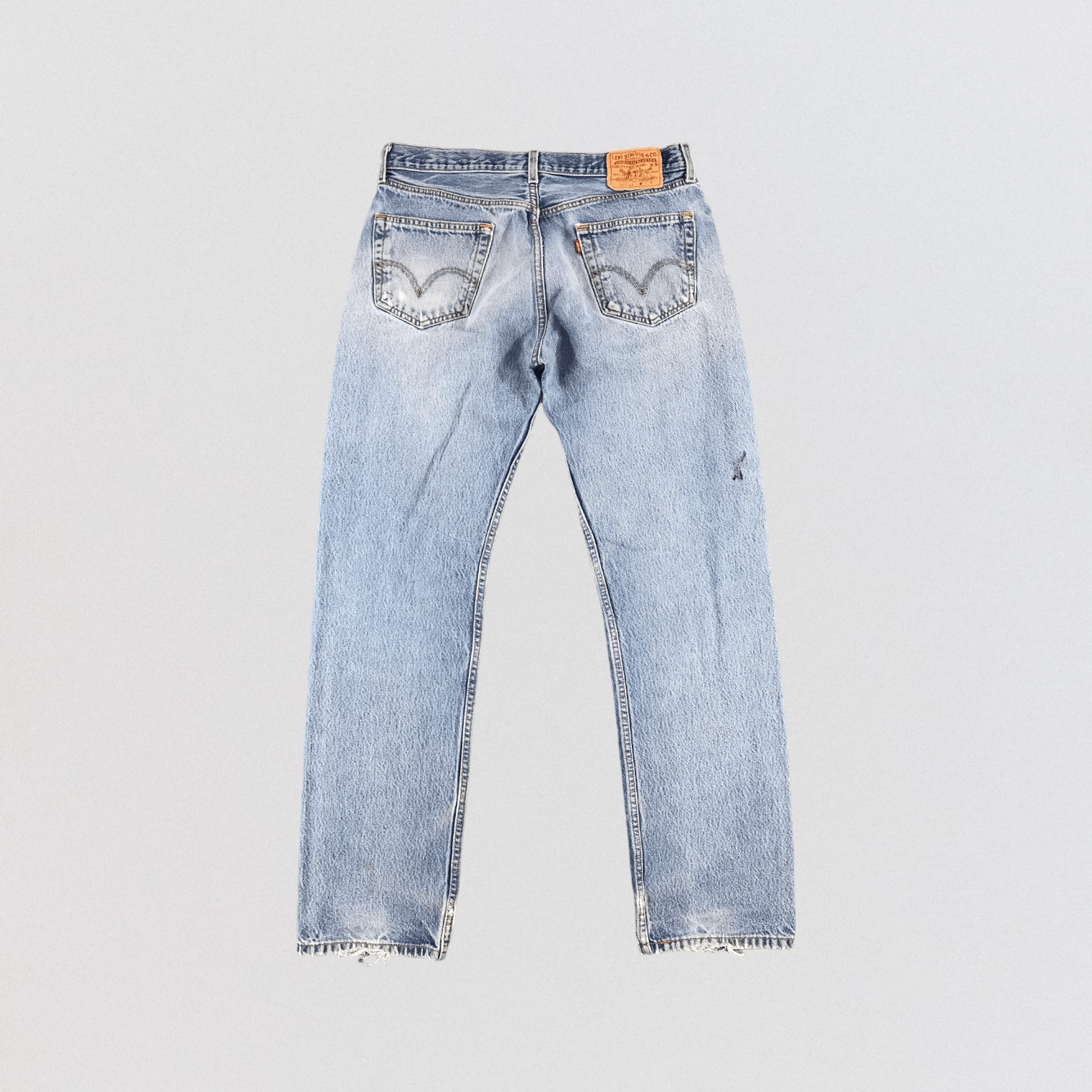 Levi's × Vintage 90s Vintage Blue Wash Levis 501 Jeans-JM1686 Size US 34 / EU 50 - 2 Thumbnail