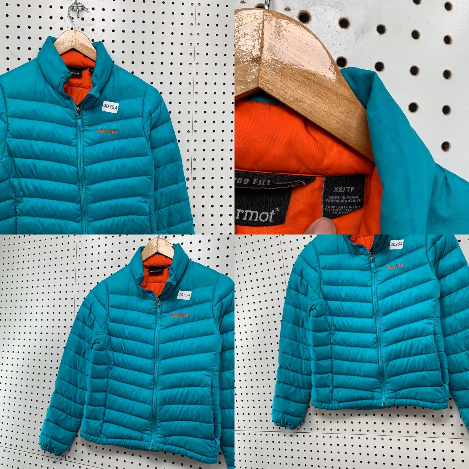 Marmot Marmot 700 Down Puffer Jacket Womens XS Blue Quilted 17x22 Jacket Womens XS Blue Marmot Down Puffer Jacket Women XS Blue Quilted Size XS / US 0-2 / IT 36-38 - 8 Thumbnail