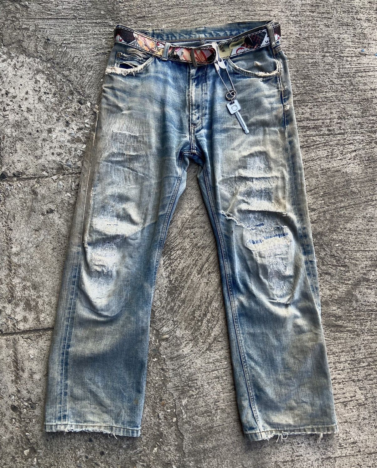 Kapital × Vintage Vintage distressed lee raiders japan made Boro patchwork Size US 36 / EU 52 - 1 Thumbnail