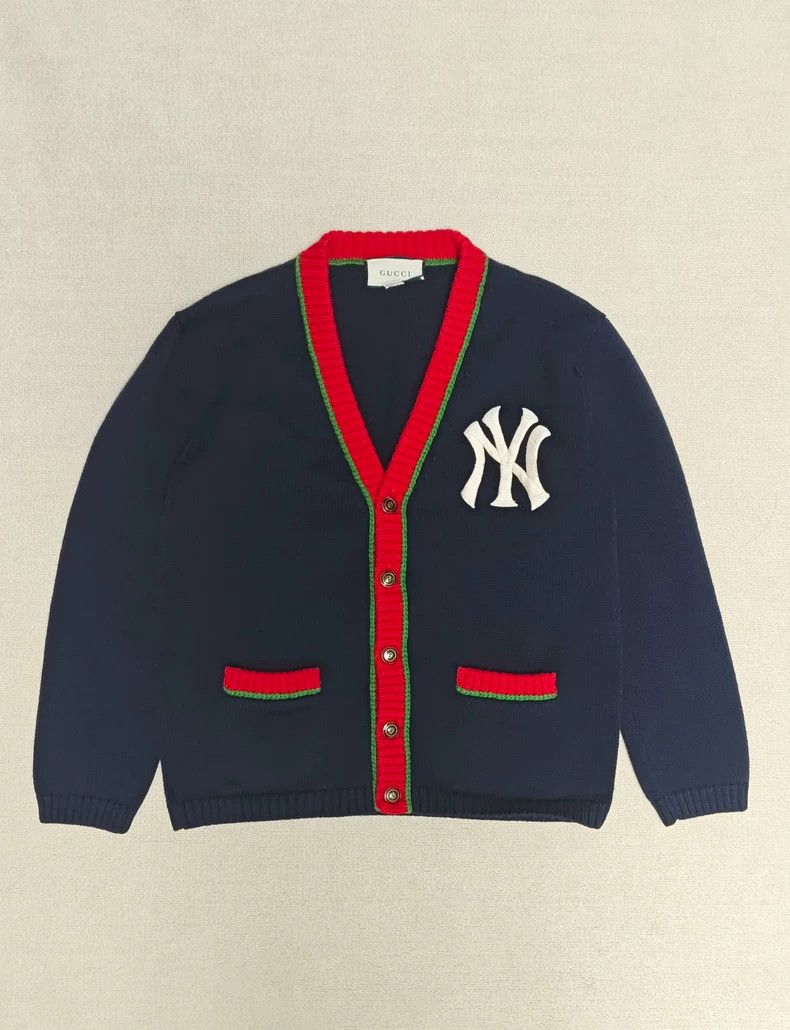 Gucci Gucci x NY Yankees Wool Cardigan-dmc Size US M / EU 48-50 / 2 - 1 Thumbnail