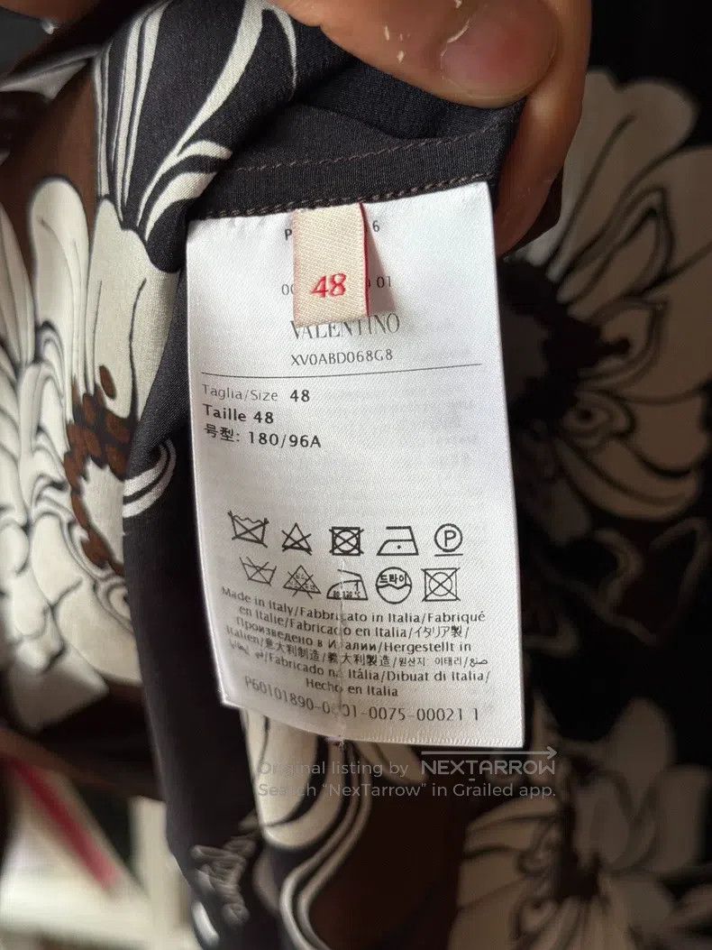 Valentino Valentino Garden-printed silk pajama-style shirt Size US M / EU 48-50 / 2 - 8 Thumbnail