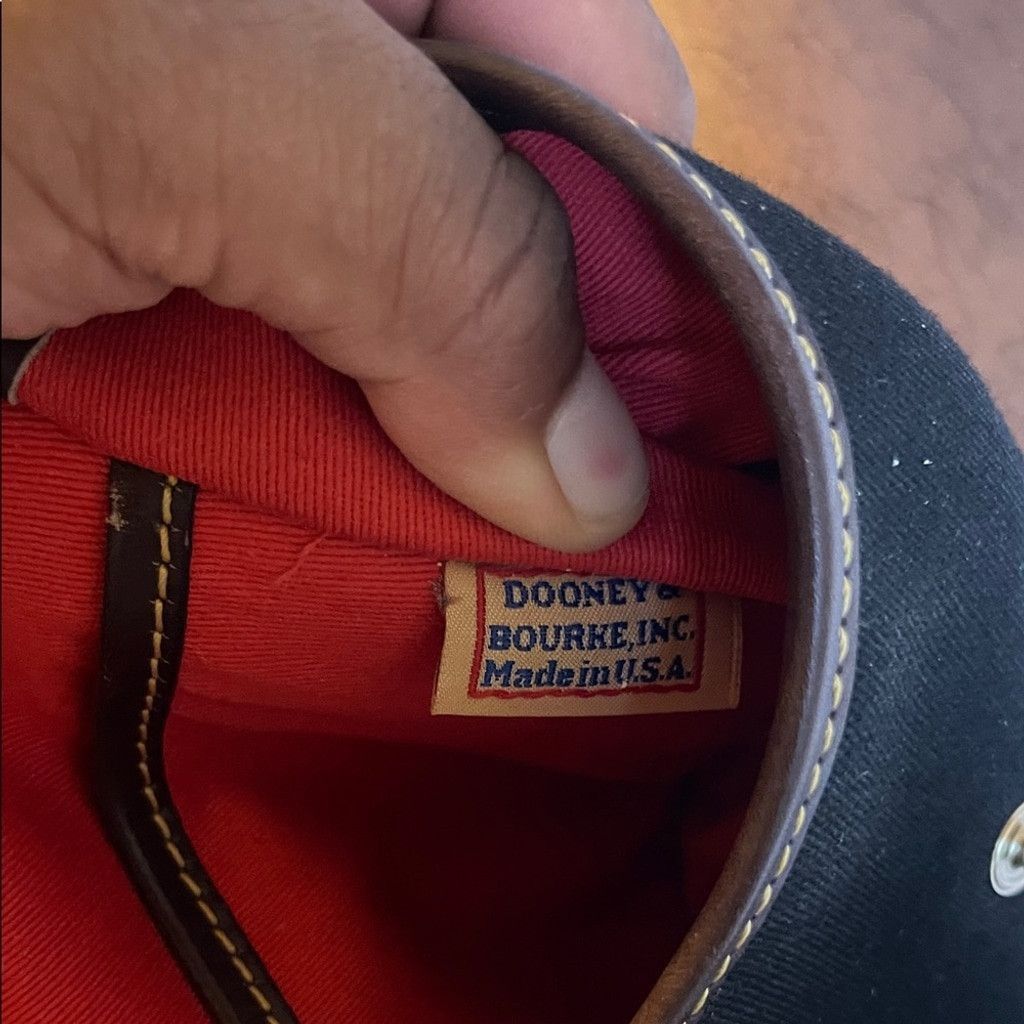 Dooney & Bourke Dooney & Burke Black Brown Crossbody Bag(missing button) Size ONE SIZE - 7 Thumbnail