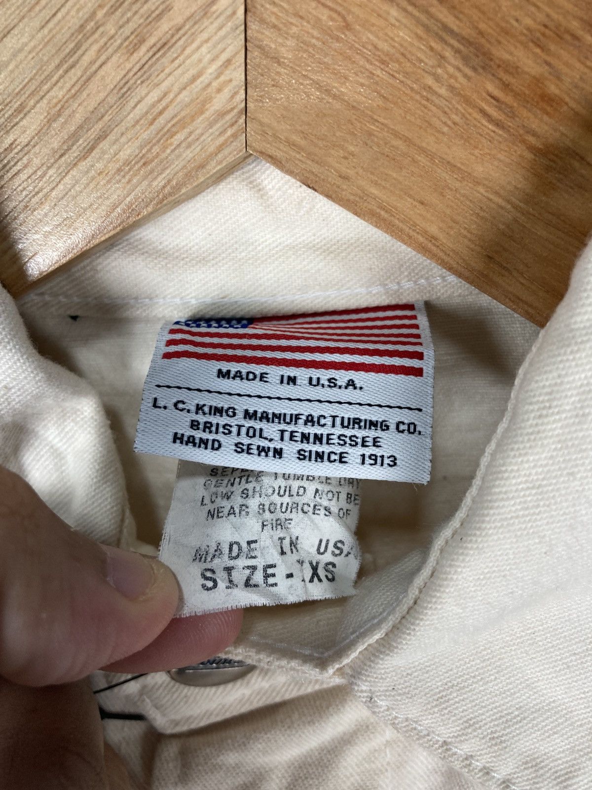 Pointer Vintage 80s Pointer Denim Chore 4 Pocket Jacket Made in Usa Size US XS / EU 42 / 0 - 5 Thumbnail