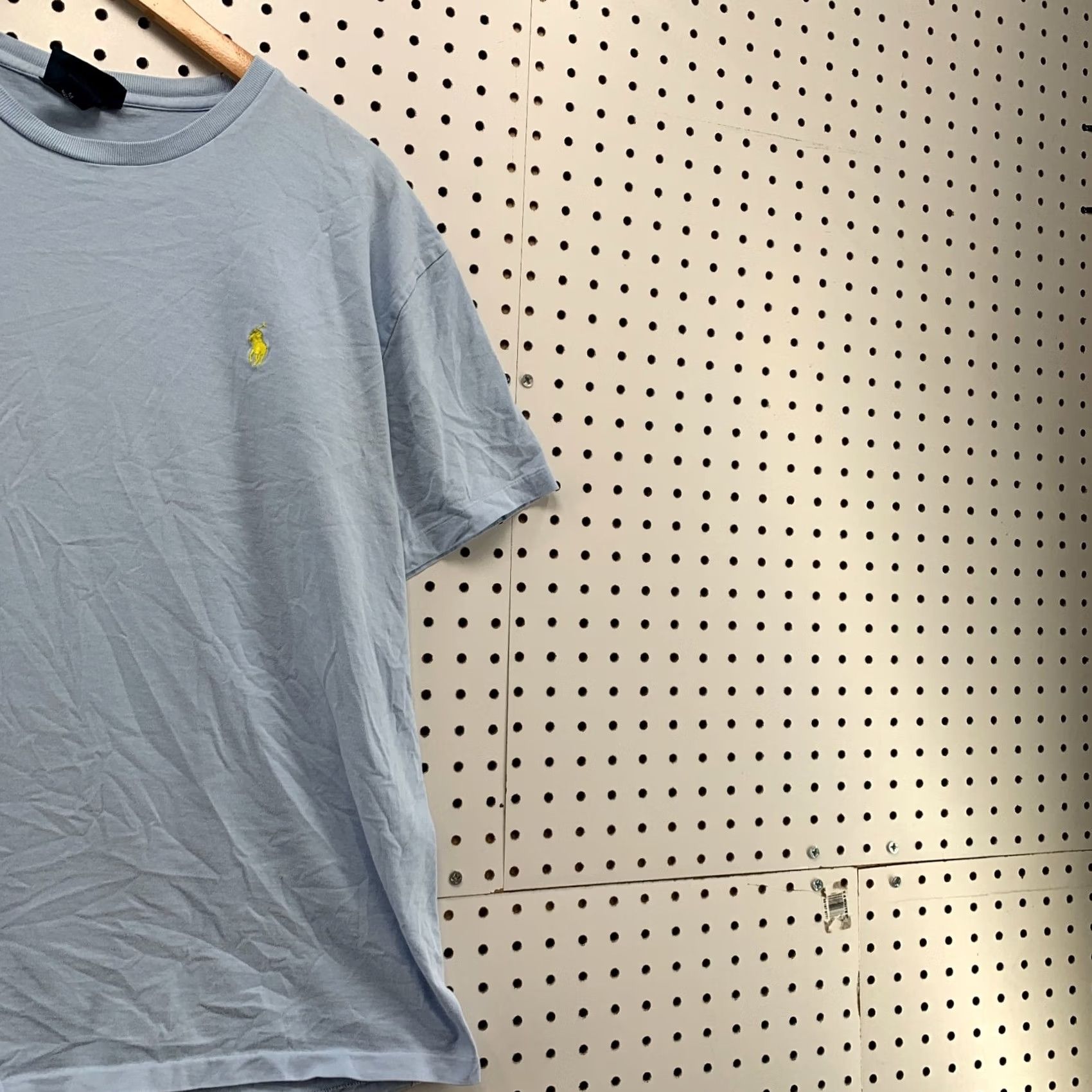 Polo Ralph Lauren Polo Ralph Lauren Shirt Mens Medium Blue Yellow Pony Short Sleeve Crew Neck Cotton, Regular Fit Size US M / EU 48-50 / 2 - 4 Thumbnail