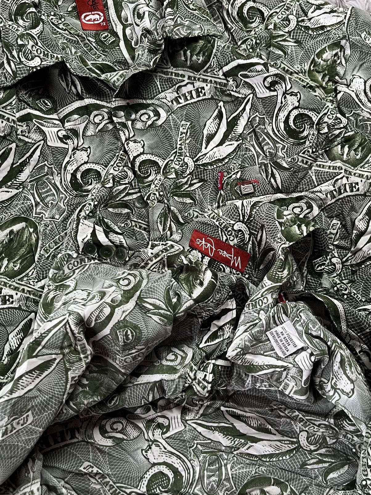 Ecko Unltd. Vintage Ecko unltd Shirt button Size US XL / EU 56 / 4 - 6 Thumbnail