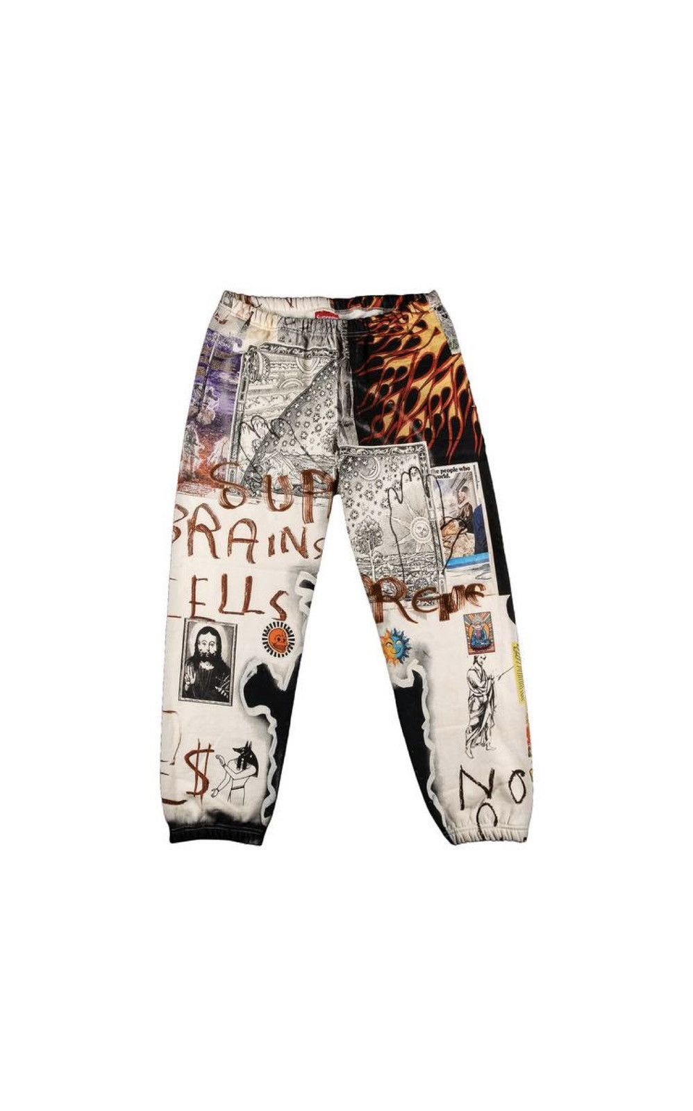 image of Supreme Fw20 Lsd Spells Sweatpants in White, Men's (Size 36)