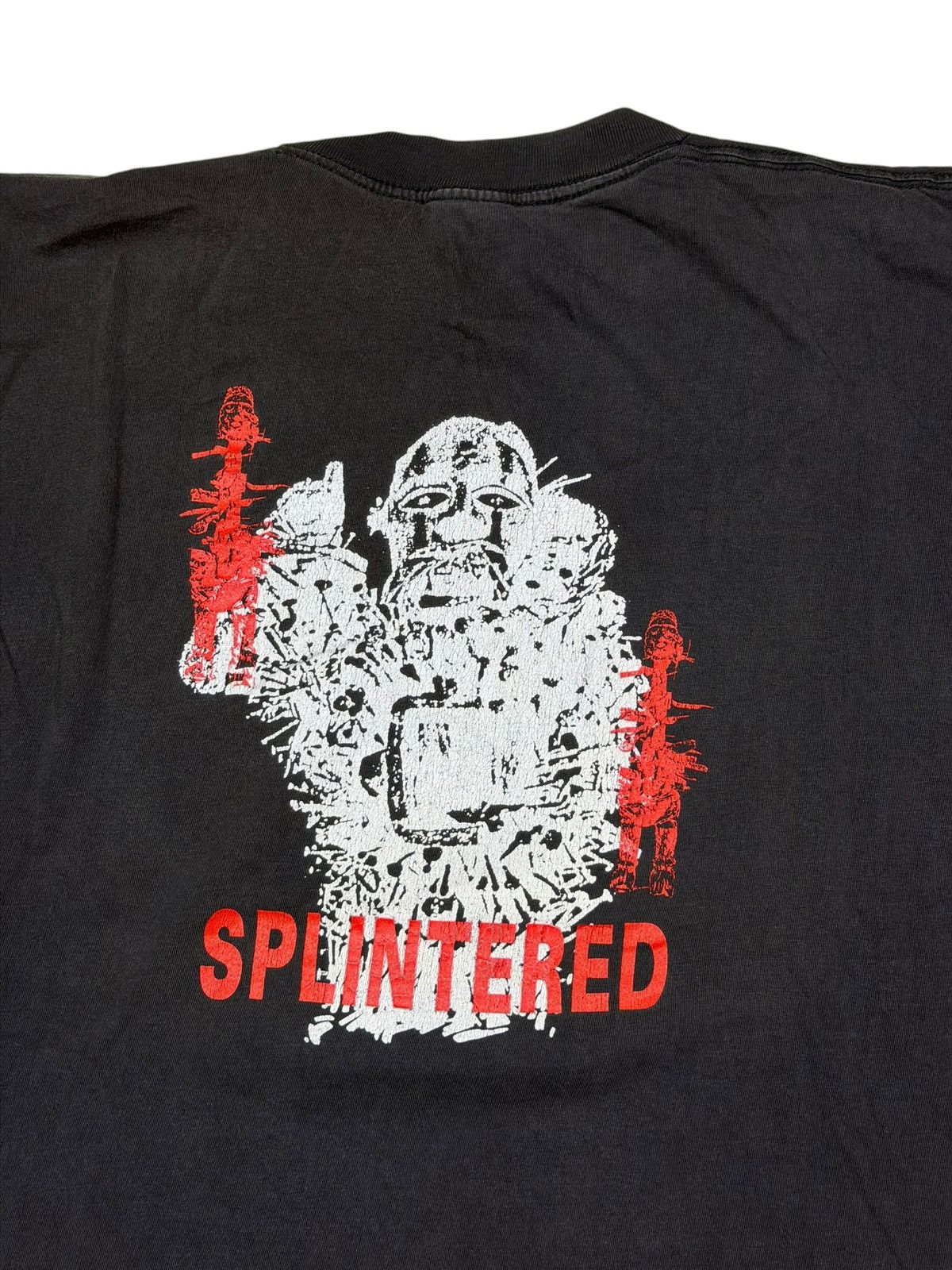 Vintage *RARE* 1990s VINTAGE SPLINTERED LONGSLEEVES NOISE ROCK UK Size US L / EU 52-54 / 3 - 8 Thumbnail