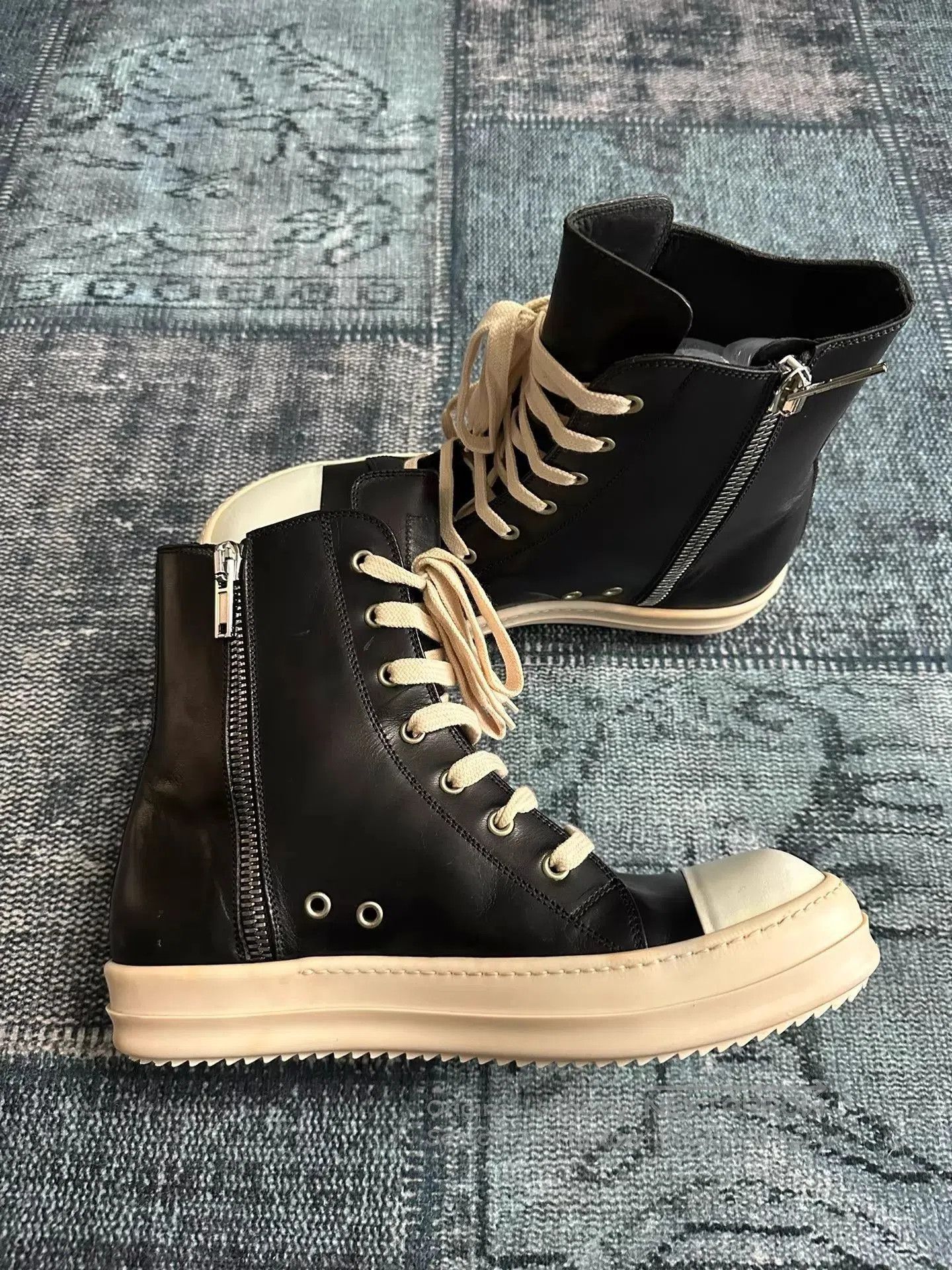 Rick Owens Black High. Size US 9 / EU 42 - 4 Thumbnail