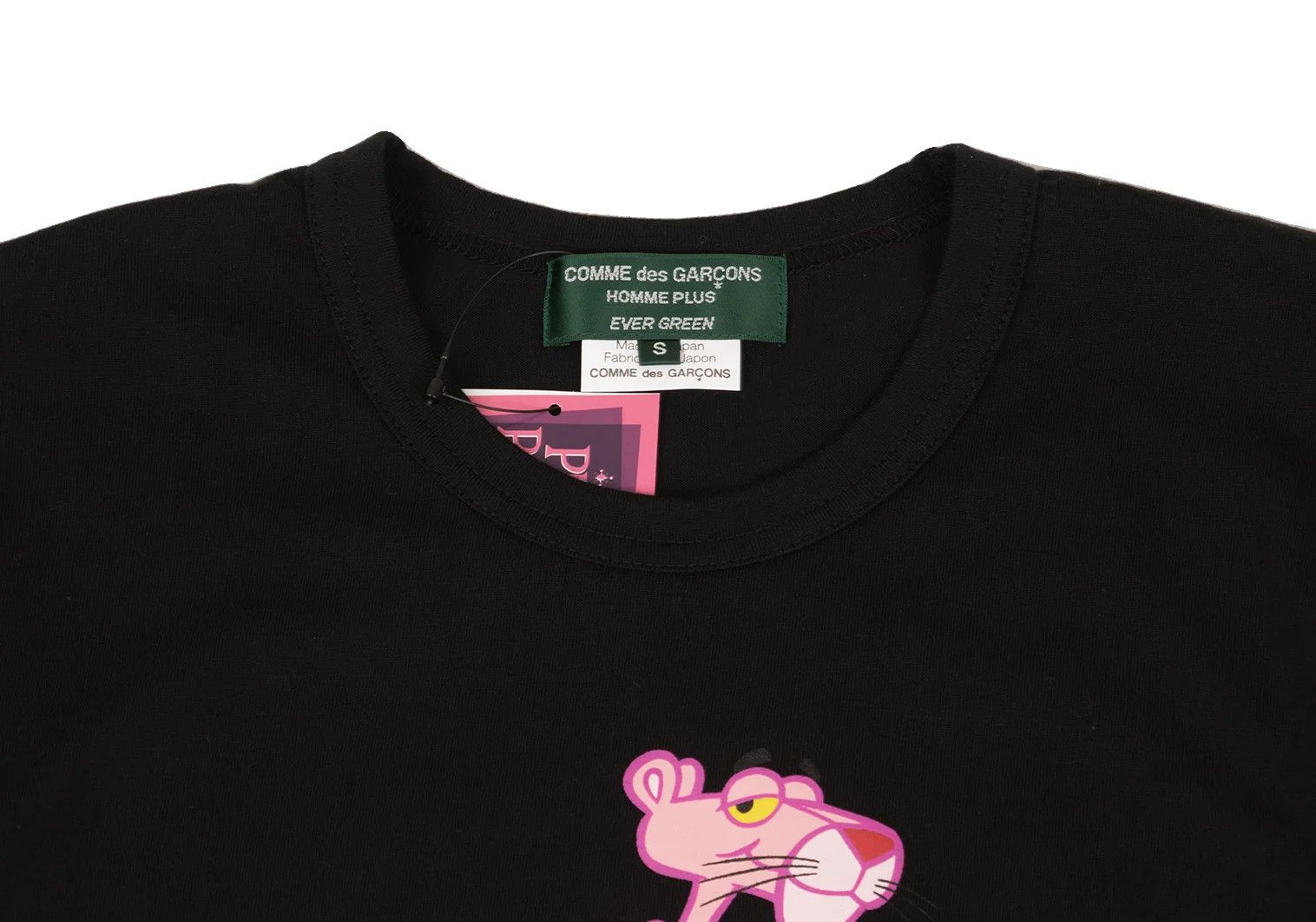Comme des Garcons Homme Plus Pink Panther T-Shirt in Black Size S Size US S / EU 44-46 / 1 - 3 Thumbnail