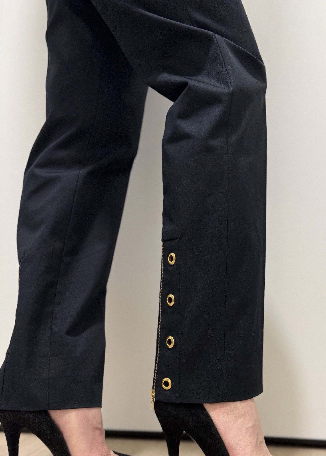 Prada Prada Women`s Classic Chino Straight Pants Mid Zip Basic Size 28" / US 6 / IT 42 - 12 Thumbnail