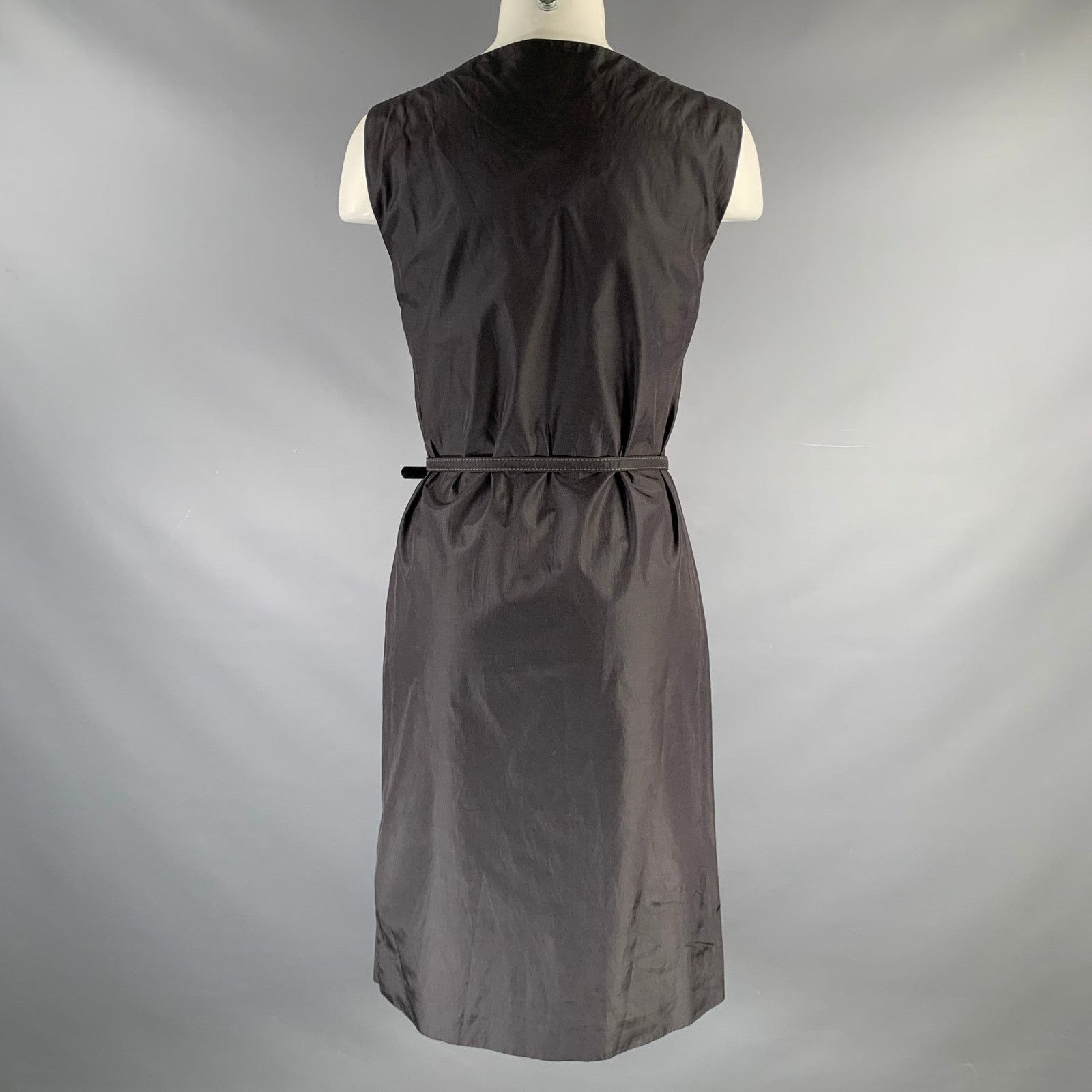 Max Mara MAX MARA 2 Black Bow Sleeveless Knee Length Cocktail Dress Size XS / US 0-2 / IT 36-38 - 4 Thumbnail