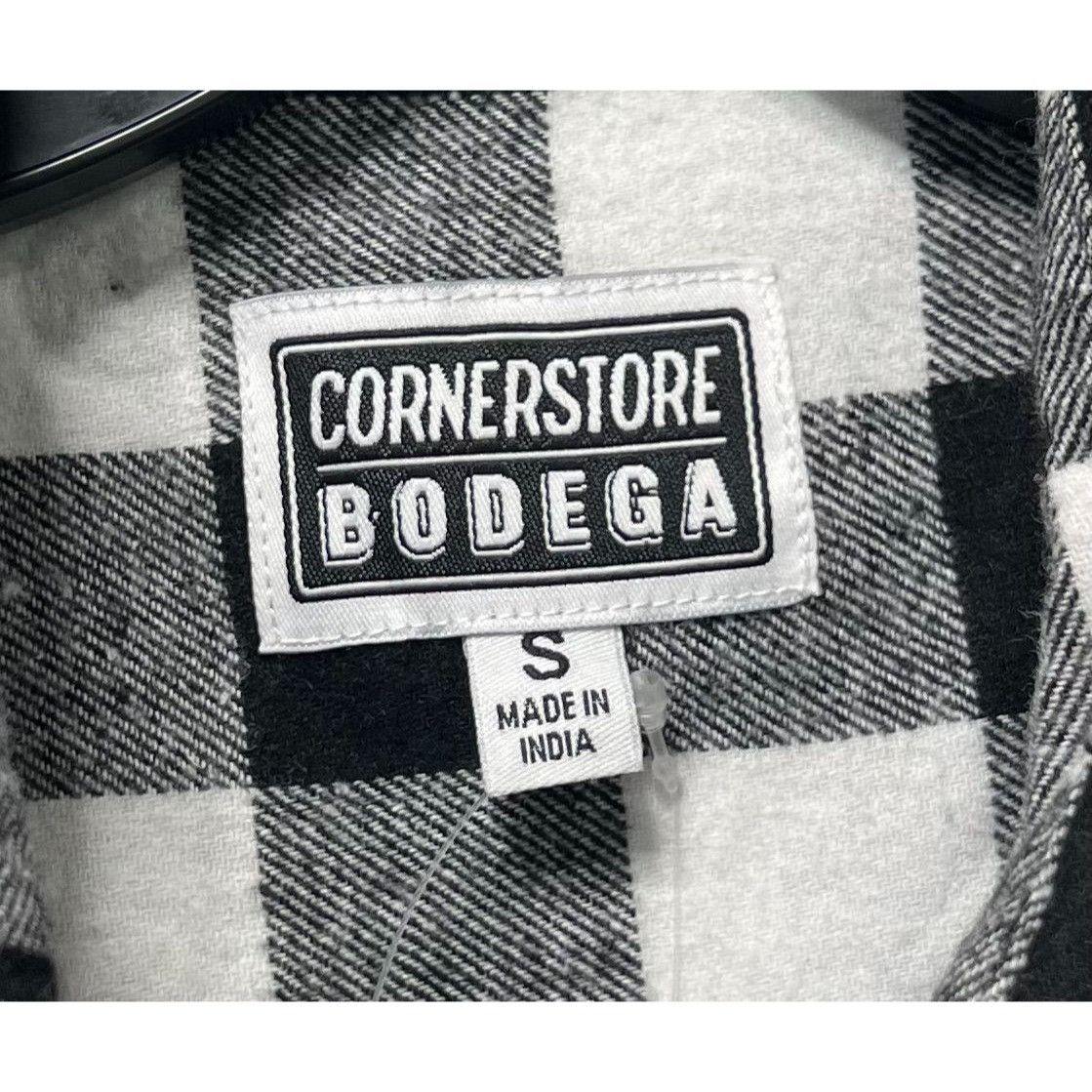 Other Corner Store Bodega - Men Long Sleeve Plaid Shirt - Black/Wh Size US S / EU 44-46 / 1 - 11 Thumbnail