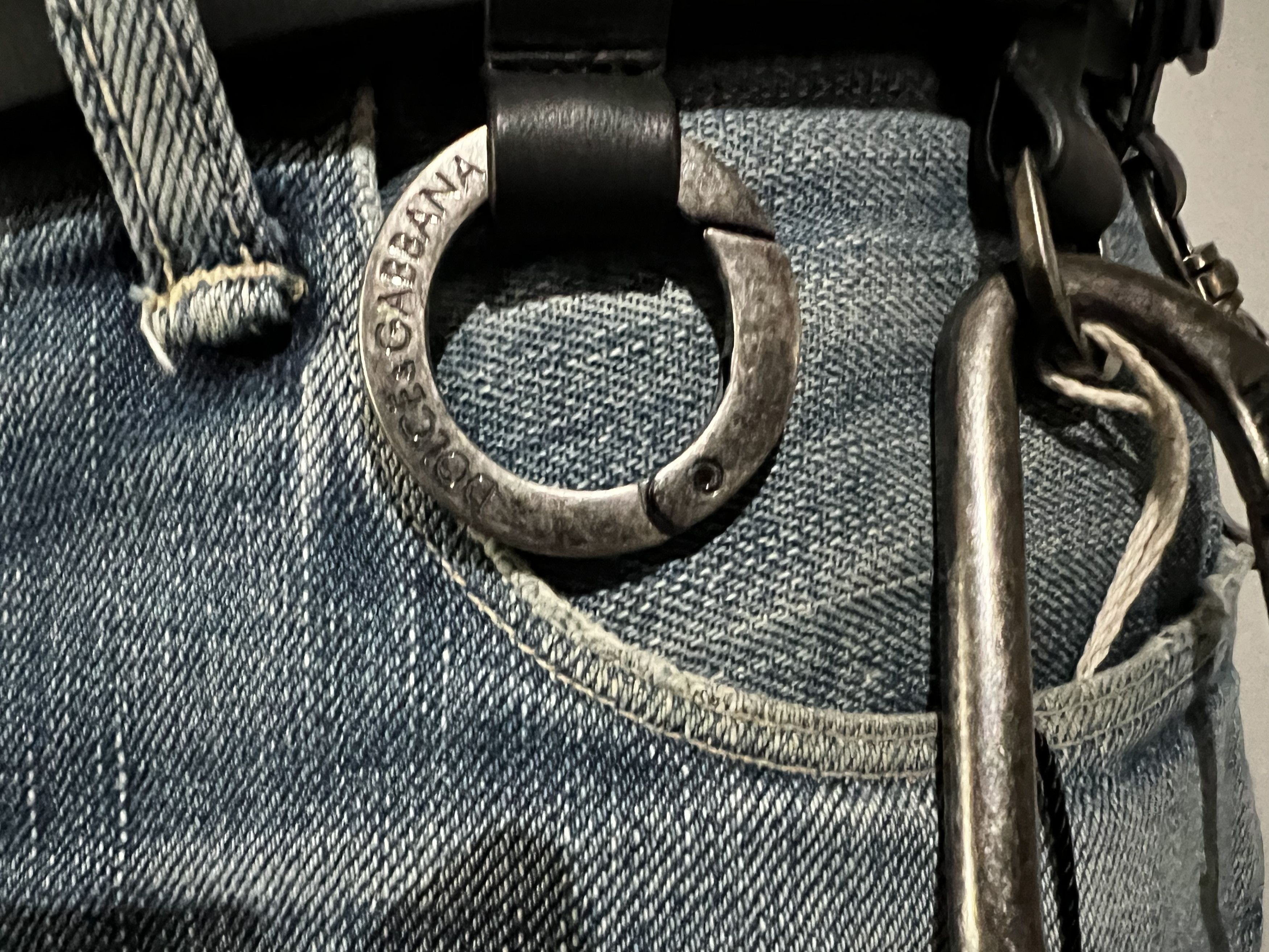 Dolce & Gabbana Leather Belts with Carabiner, Ring , Fastening Size ONE SIZE - 6 Thumbnail