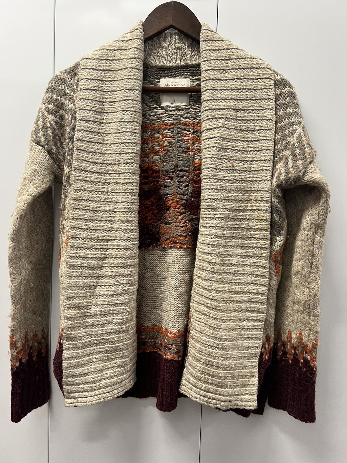 Vintage Y2K 2000's VTG Vintage Abercrombie & Fitch Cardigan Sweater Size S / US 4 / IT 40 - 3 Thumbnail