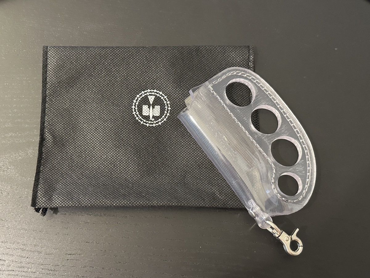 image of Blackmeans - Brass Knuckles Lighter Case - Clear, Men's